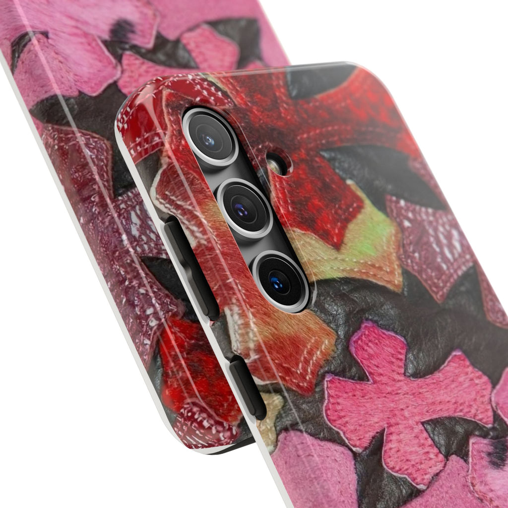 Pink Cross Phone Case