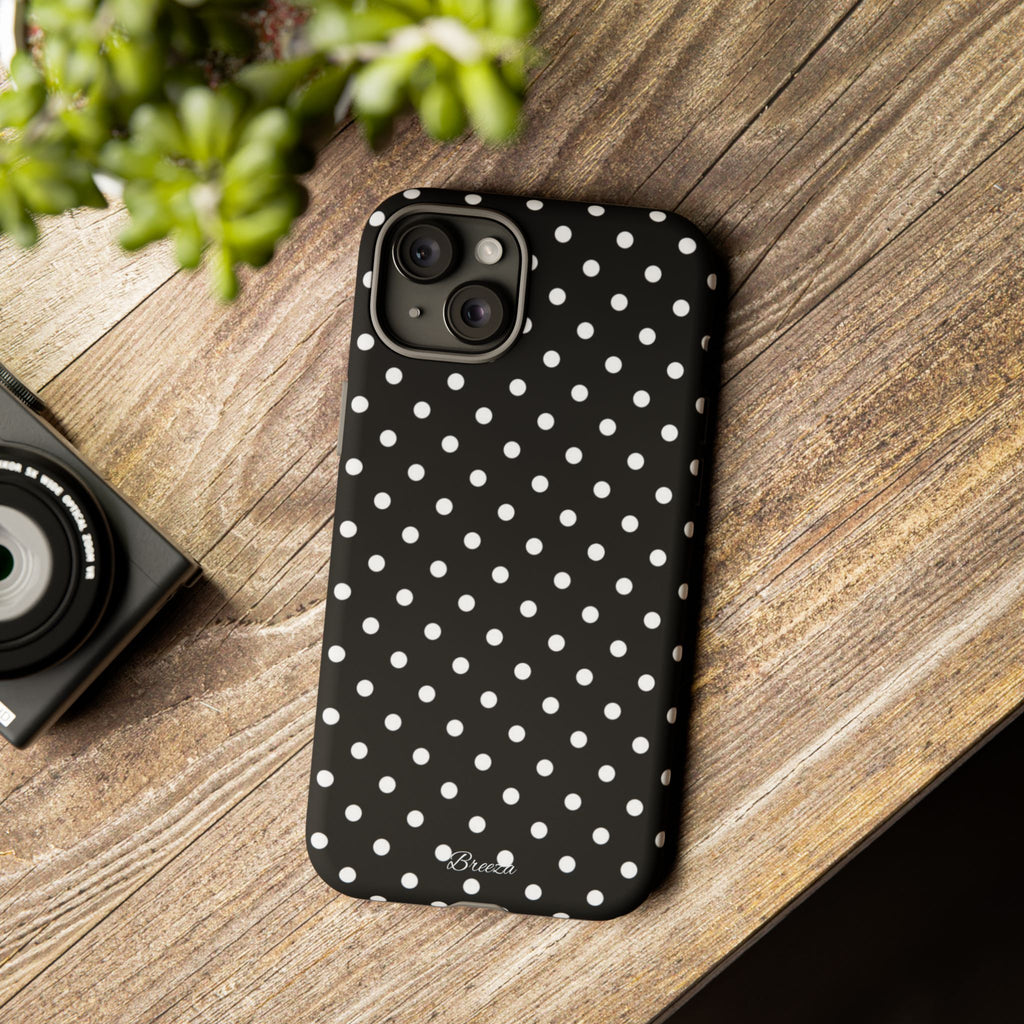 Black & White Polka Dot Phone Case
