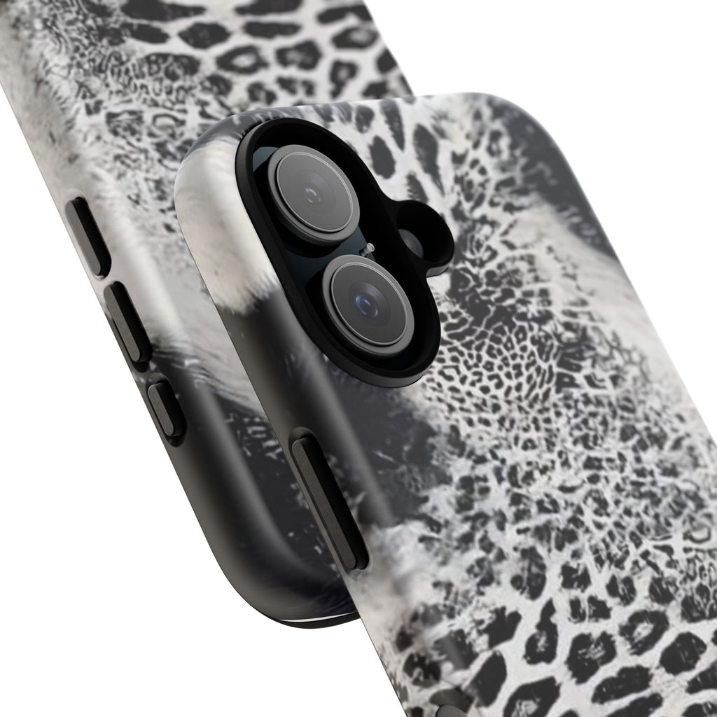 Black & White Leopard Print