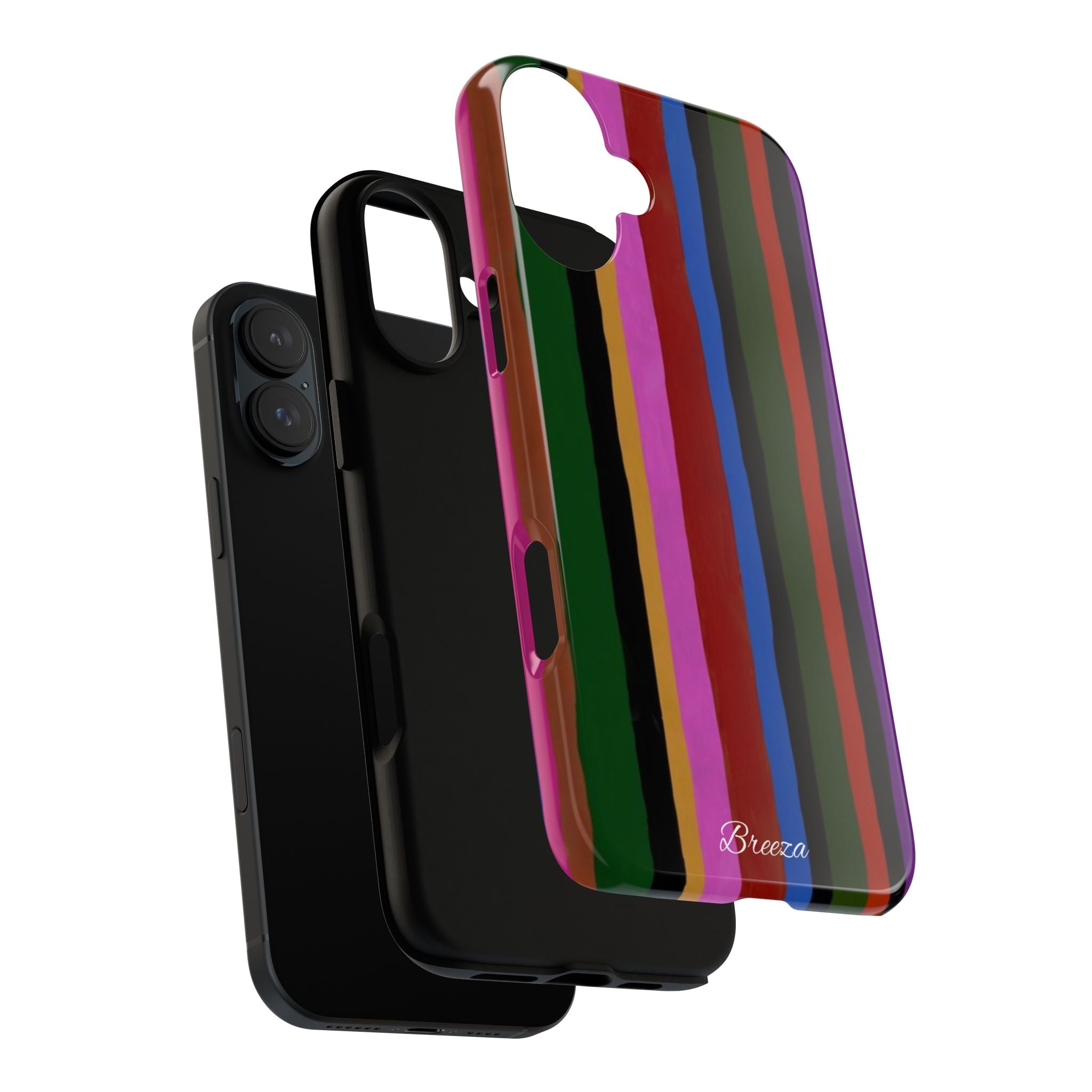 Colorful Striped Phone Case