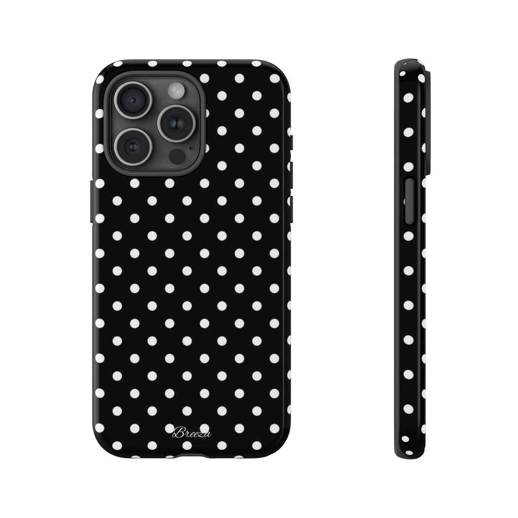 Black & White Polka Dot Phone Case