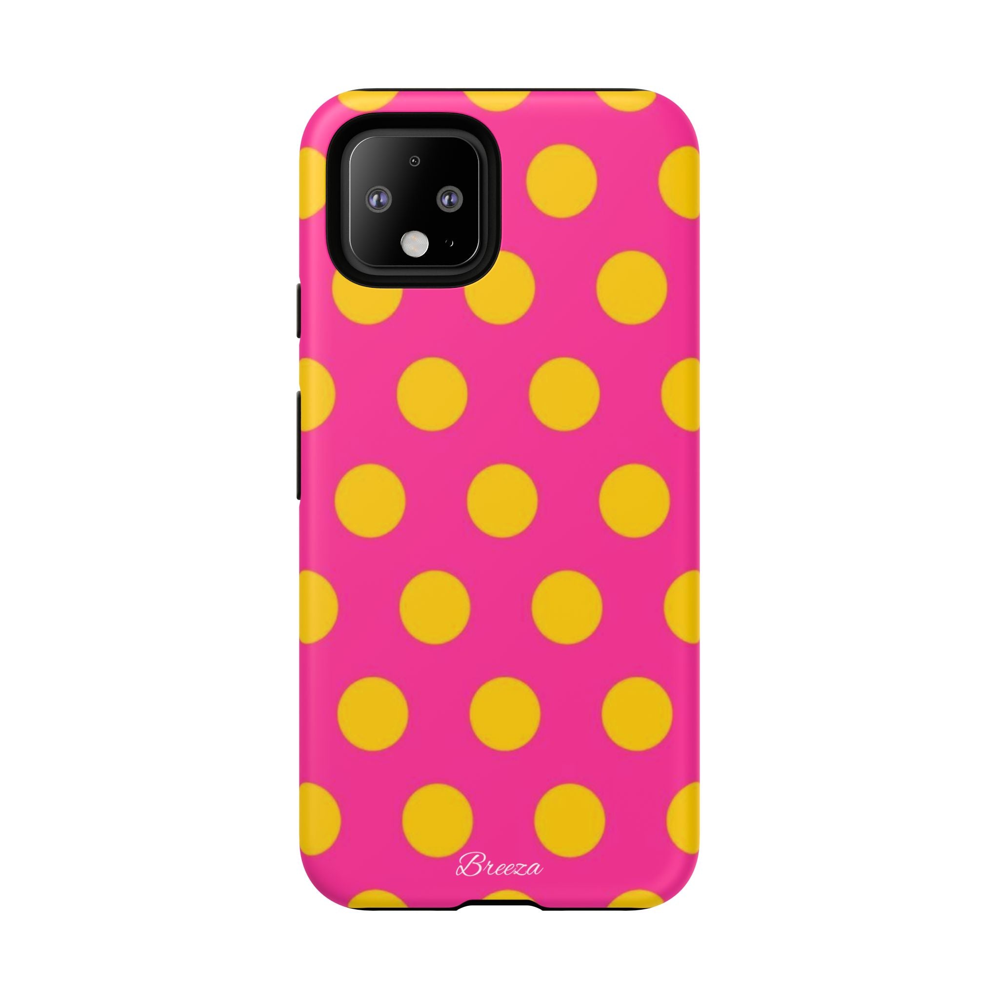 Pink & Yellow Dot Phone Case