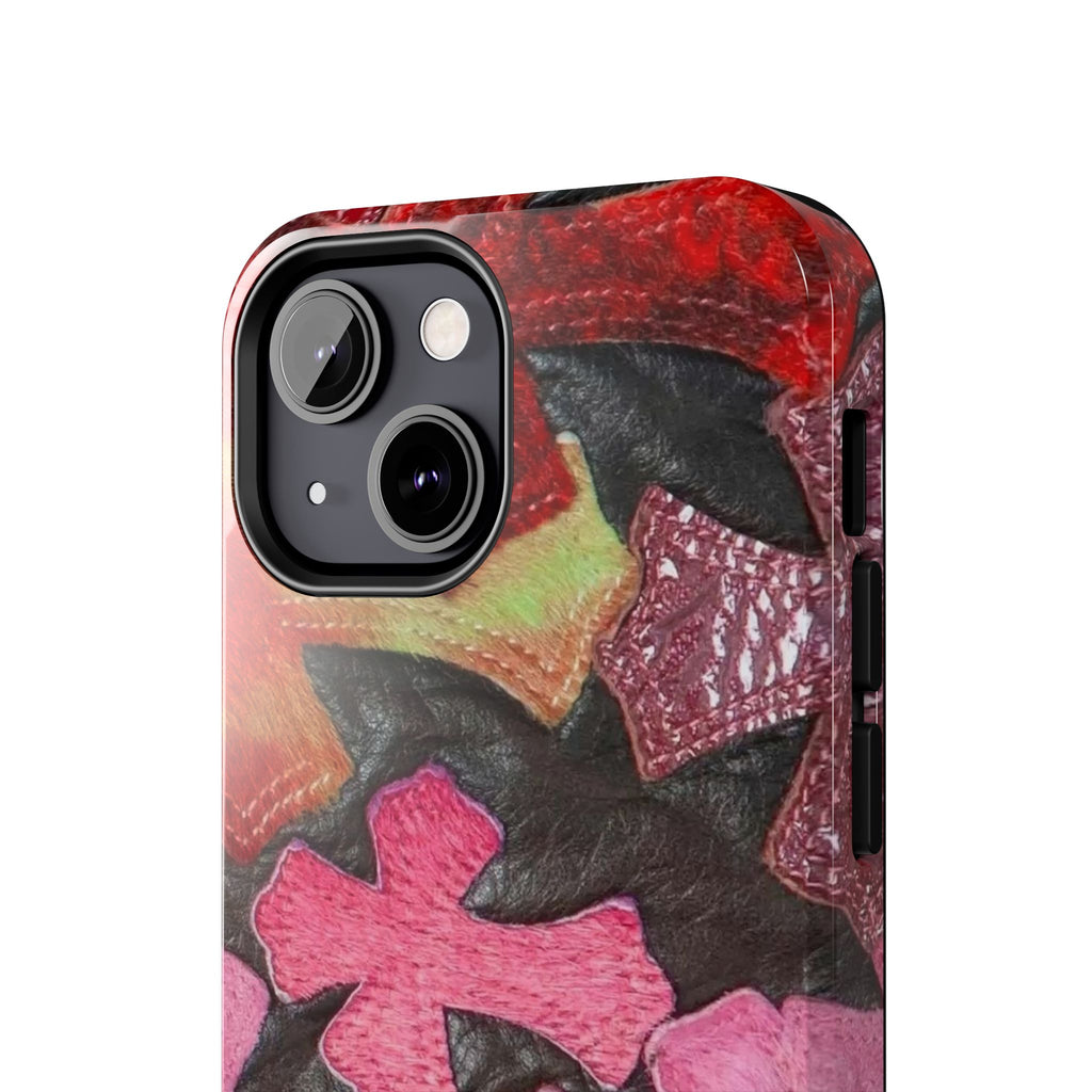 Pink Cross Phone Case