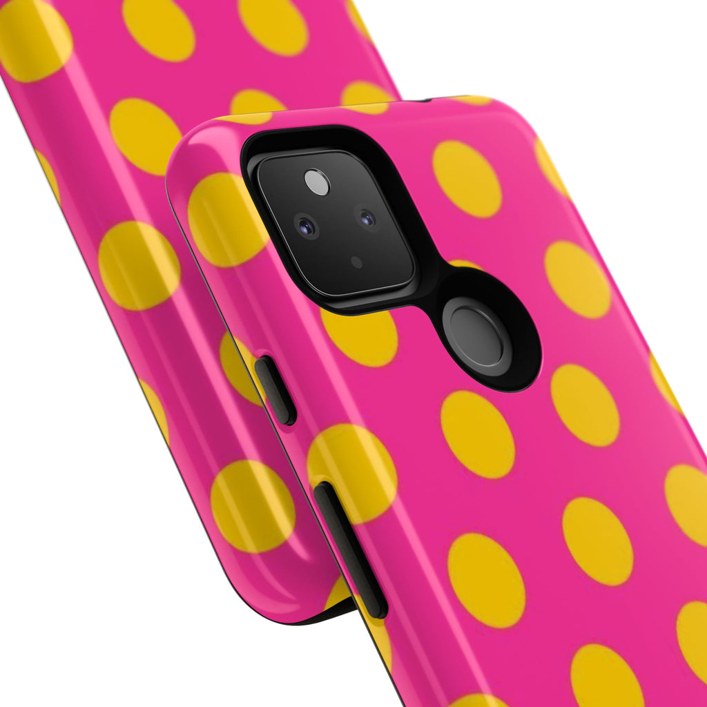 Pink & Yellow Dot Phone Case