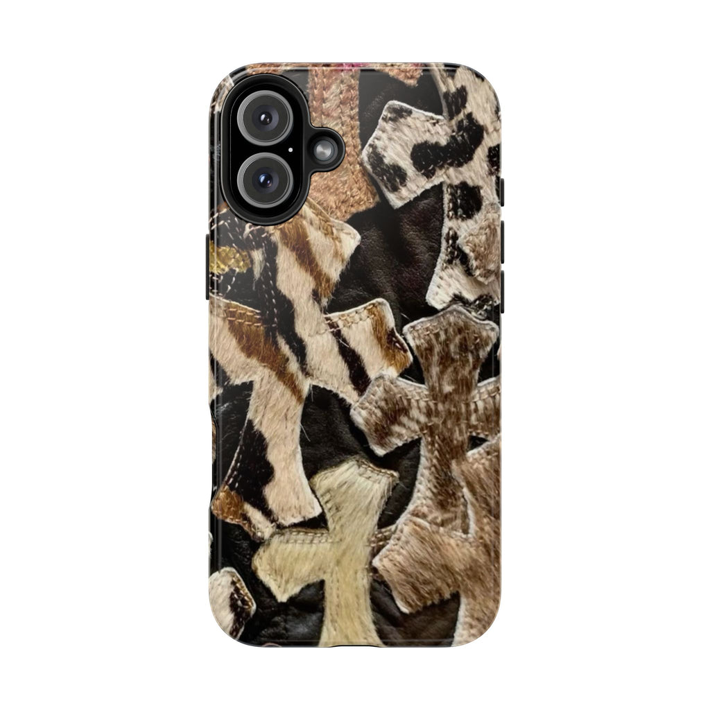 Chrome Heart Inspired Print Phone Case