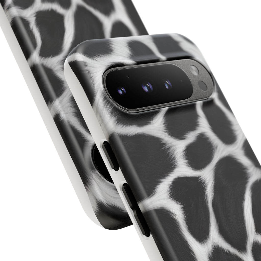 Furry Cow Print Phone Case