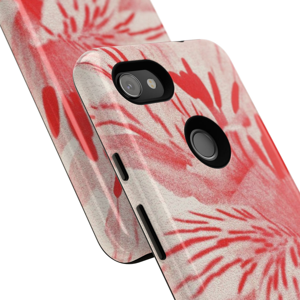 Red Floral Phone Case