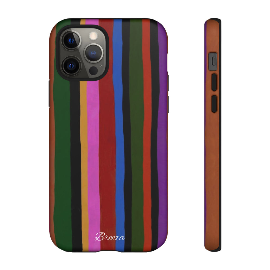 Colorful Striped Phone Case