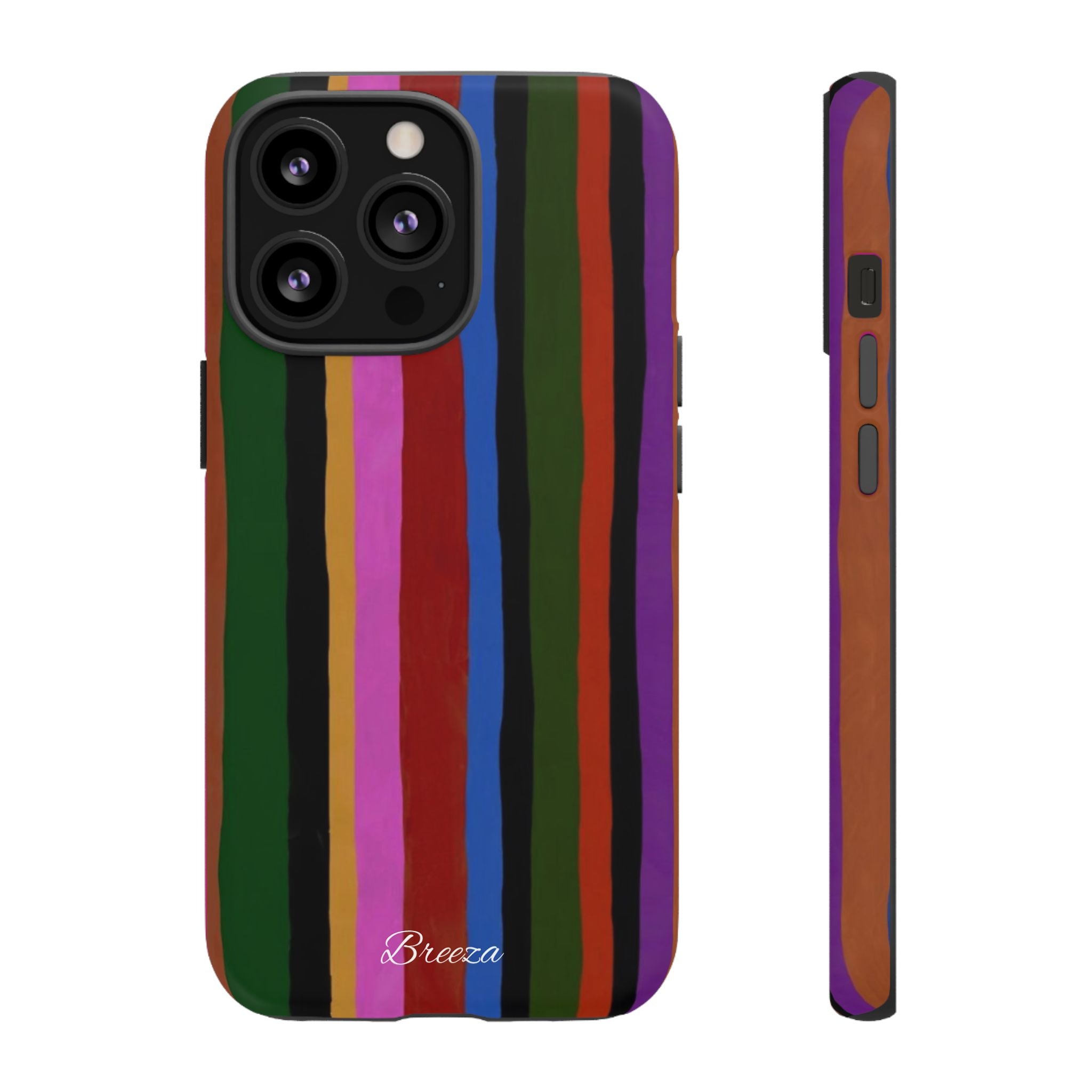 Colorful Striped Phone Case