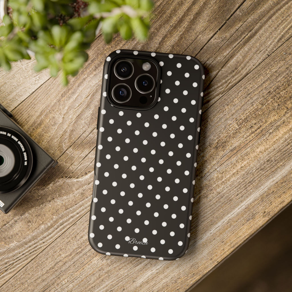 Black & White Polka Dot Phone Case