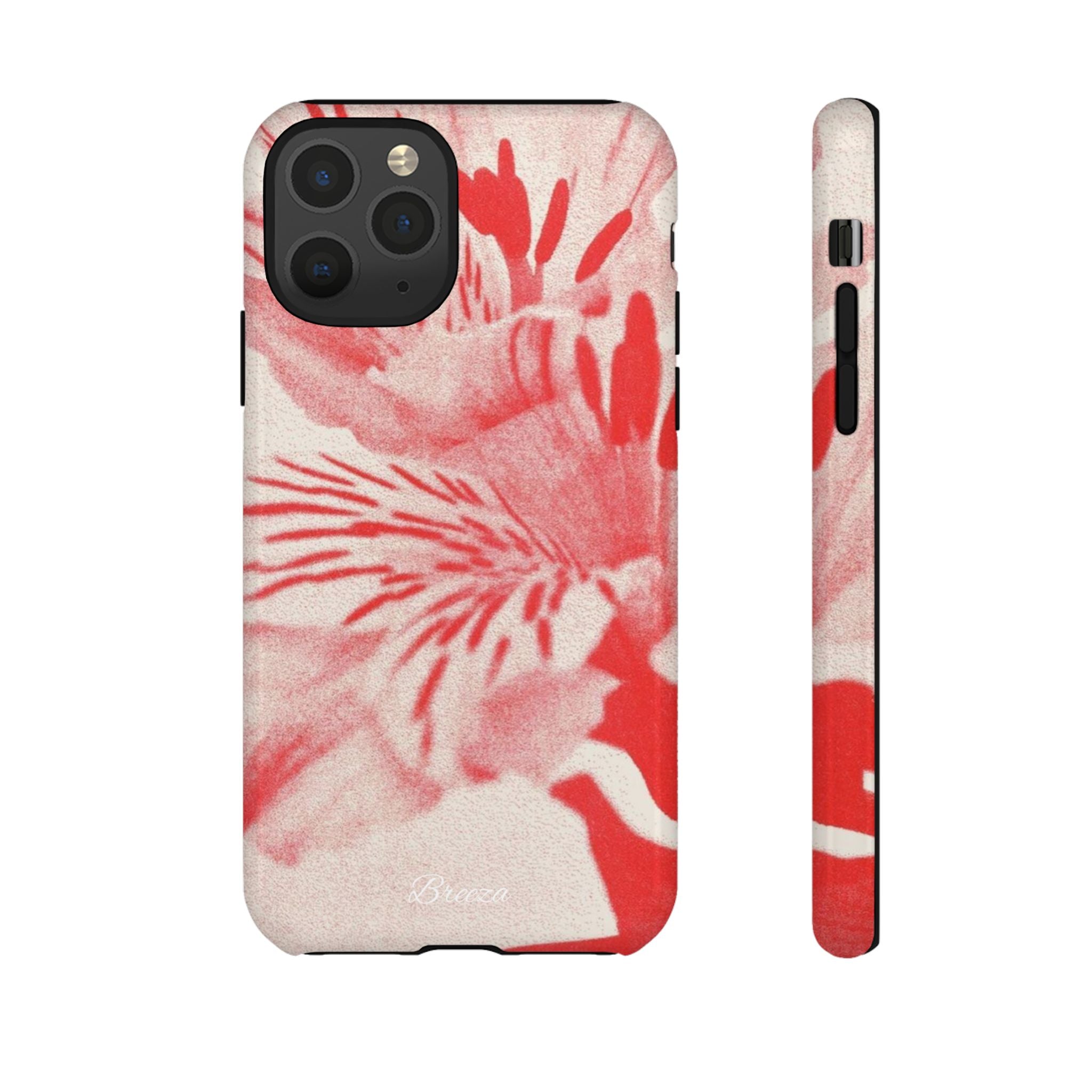Red Floral Phone Case