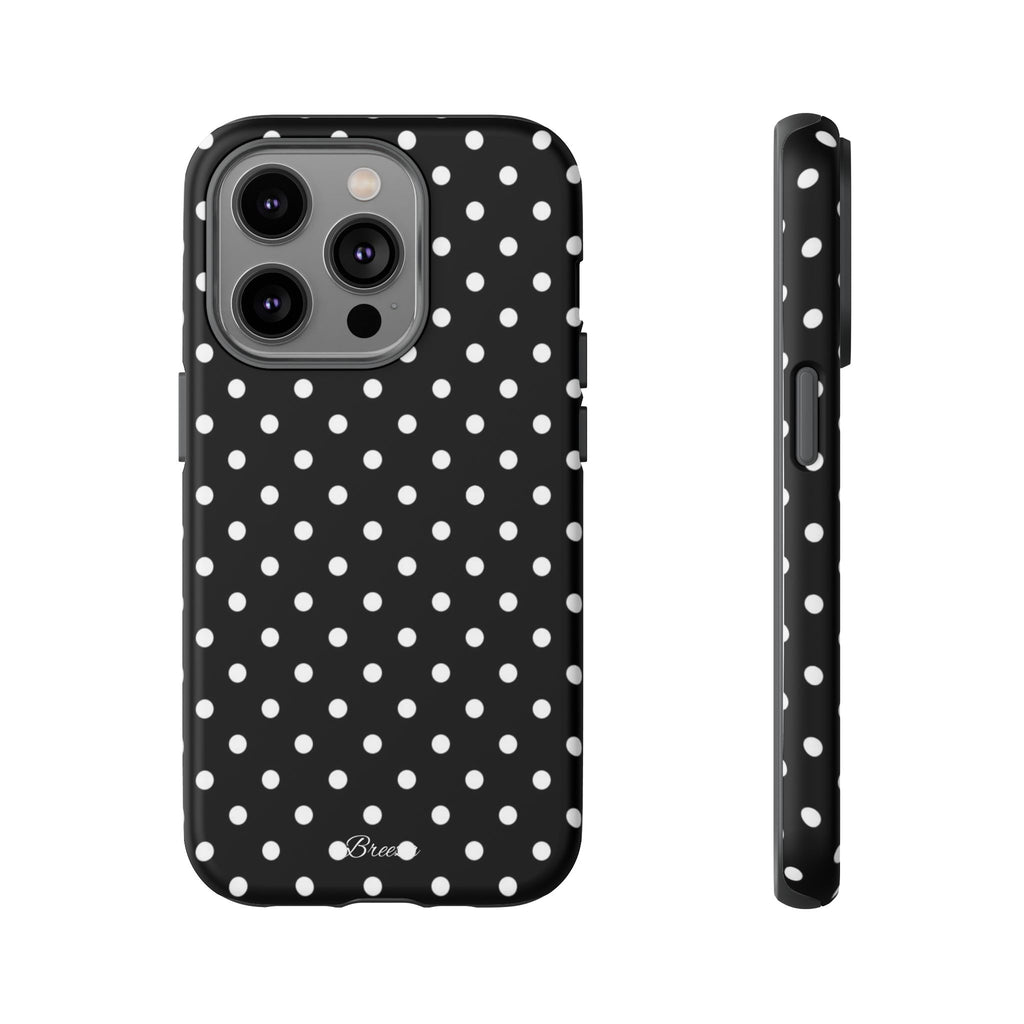 Black & White Polka Dot Phone Case