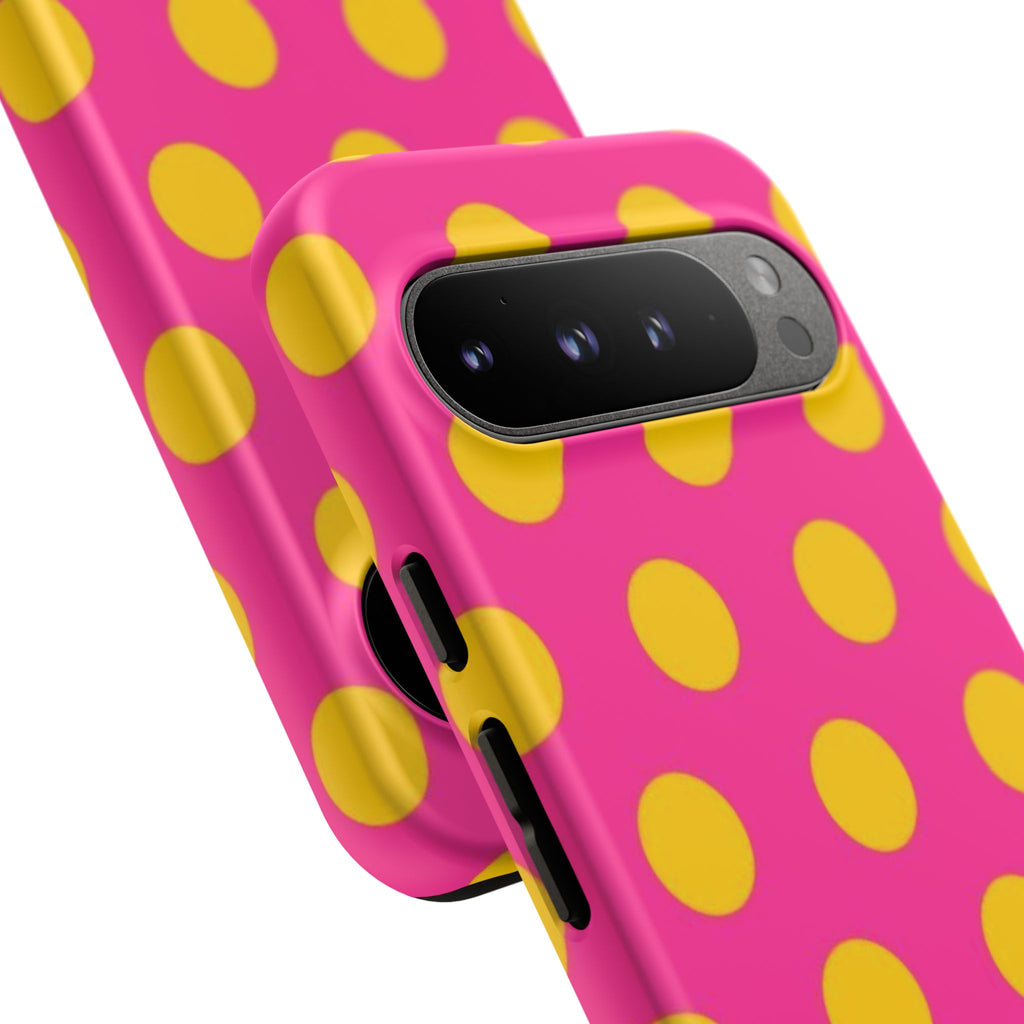 Pink & Yellow Dot Phone Case
