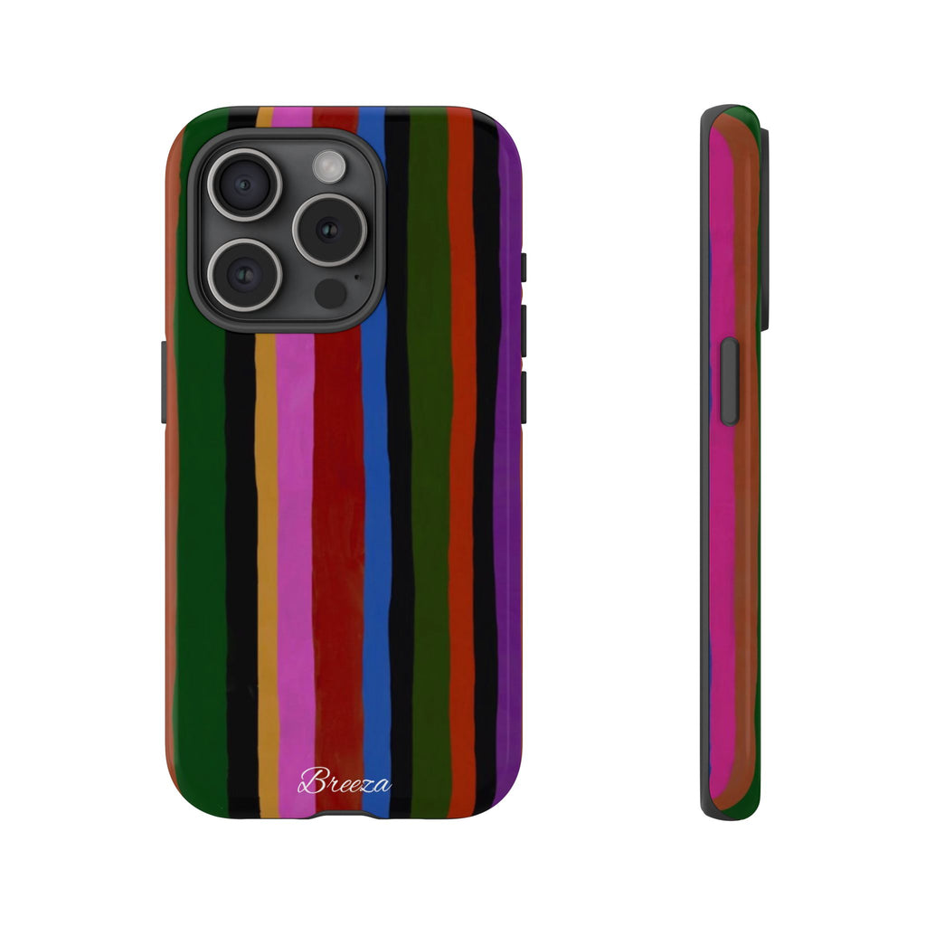 Colorful Striped Phone Case