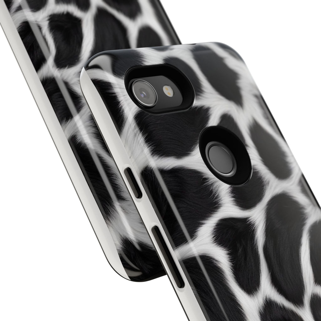 Furry Cow Print Phone Case