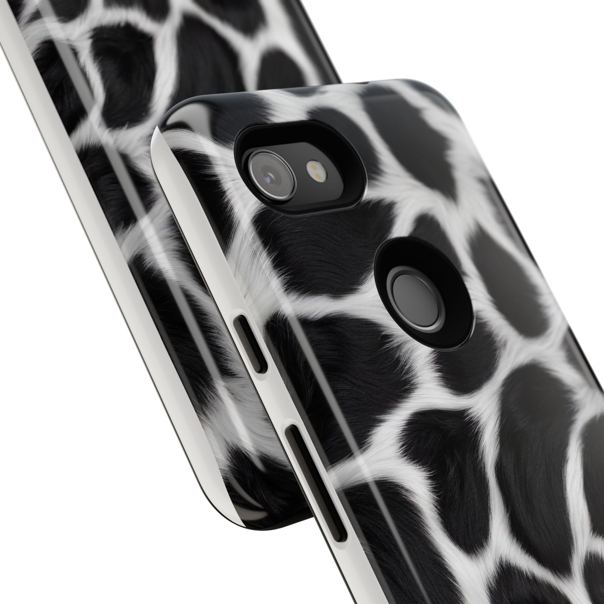 Furry Cow Print Phone Case