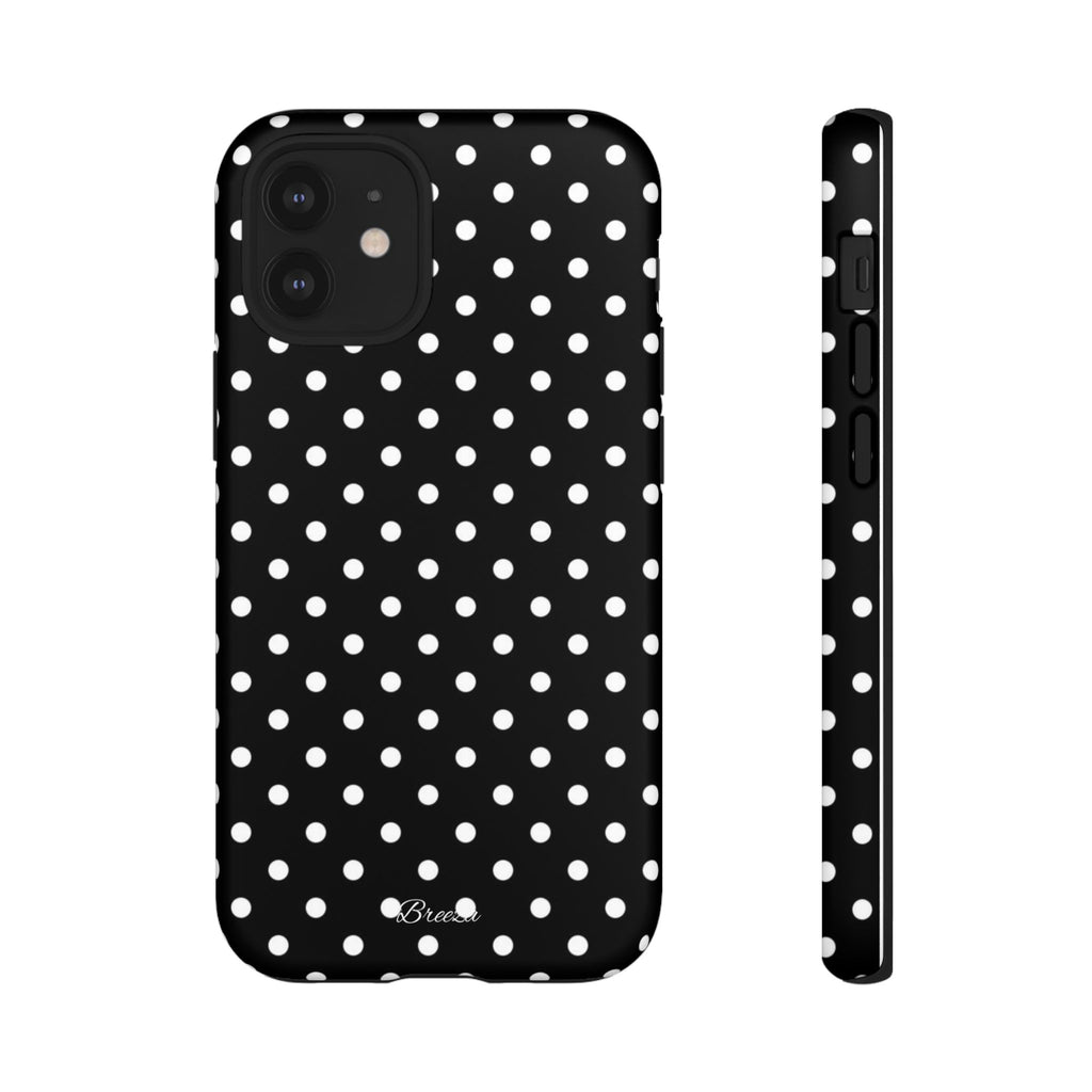 Black & White Polka Dot Phone Case