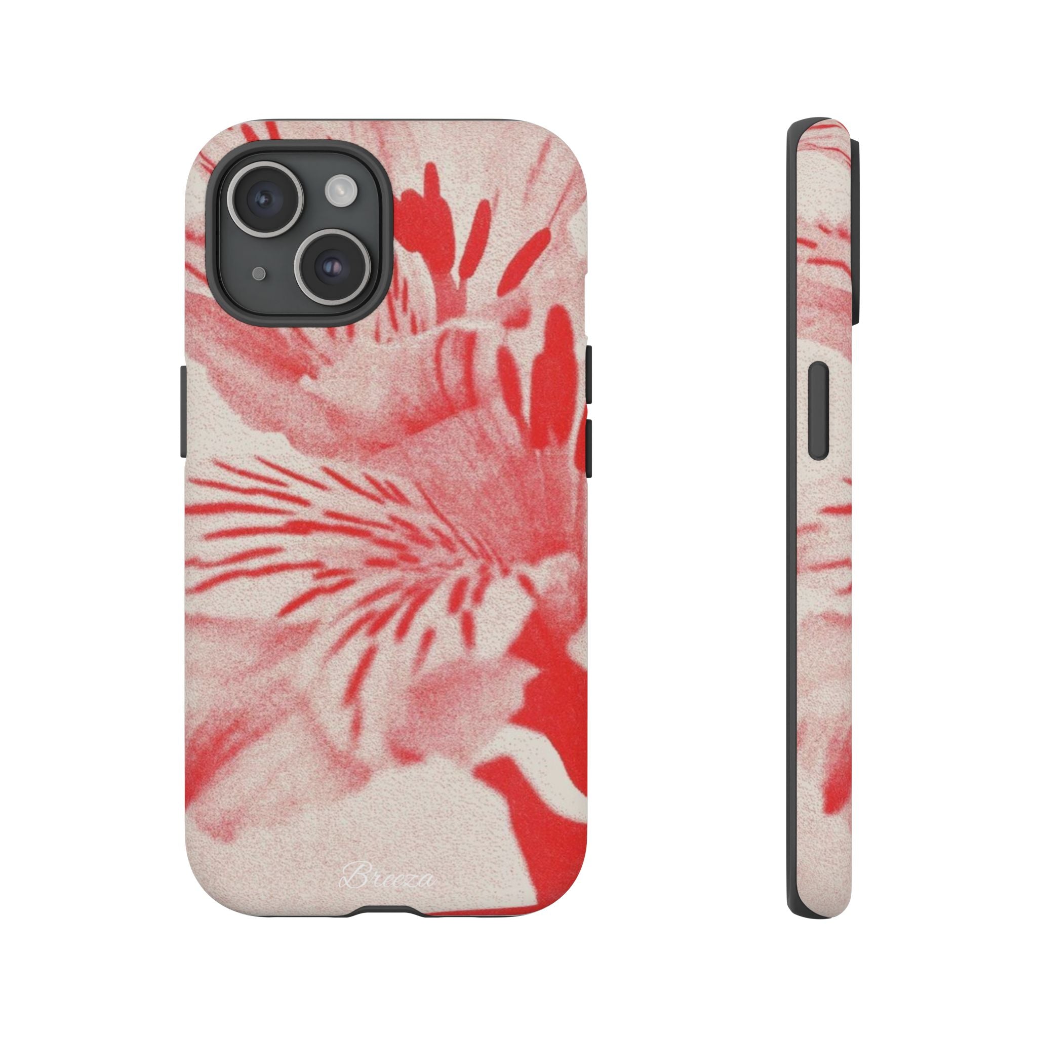 Red Floral Phone Case