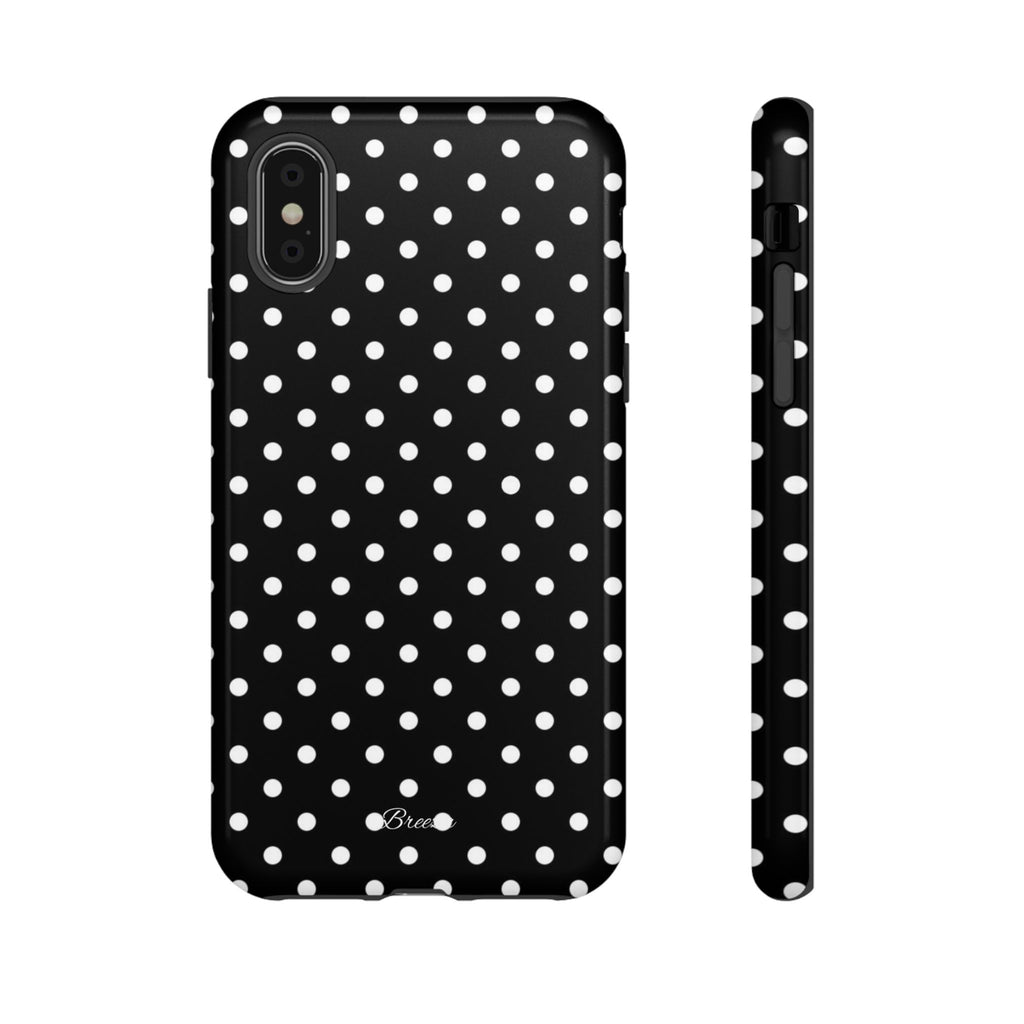 Black & White Polka Dot Phone Case