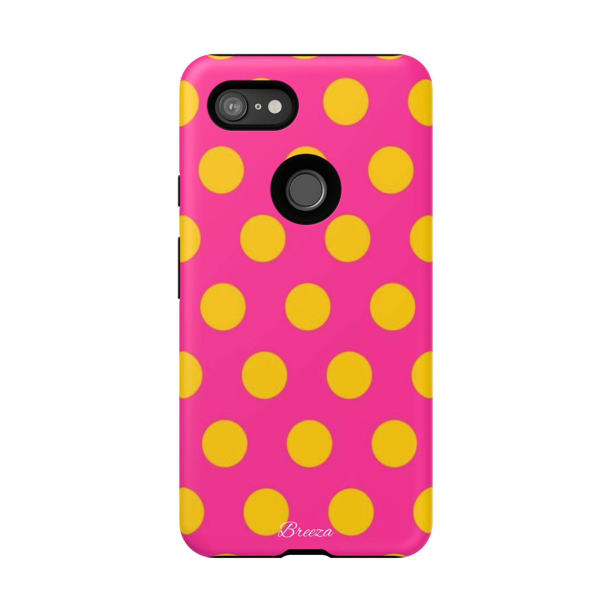 Pink & Yellow Dot Phone Case