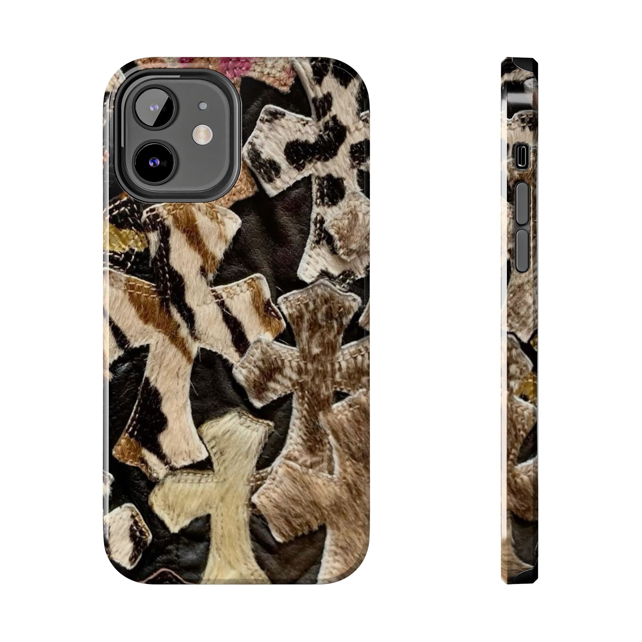 Chrome Heart Inspired Print Phone Case