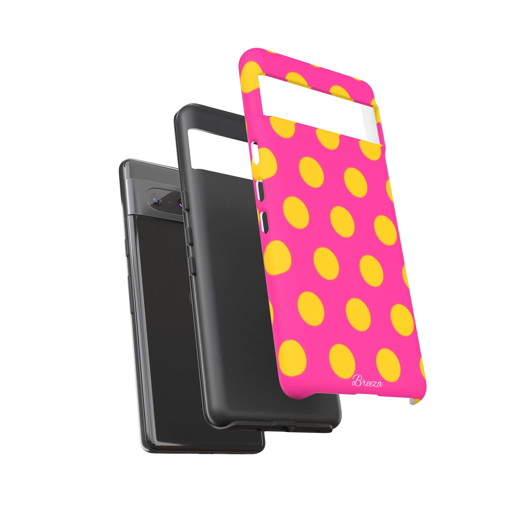 Pink & Yellow Dot Phone Case