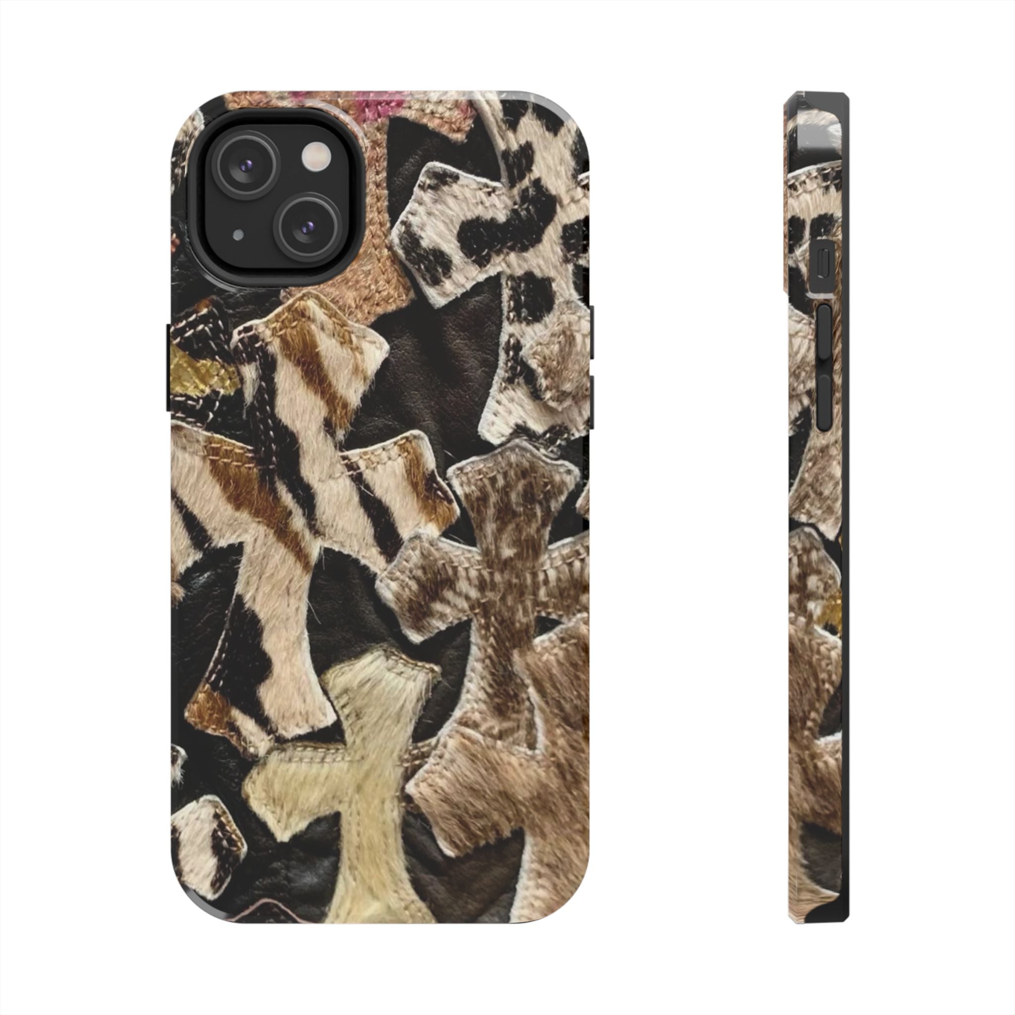 Chrome Heart Inspired Print Phone Case