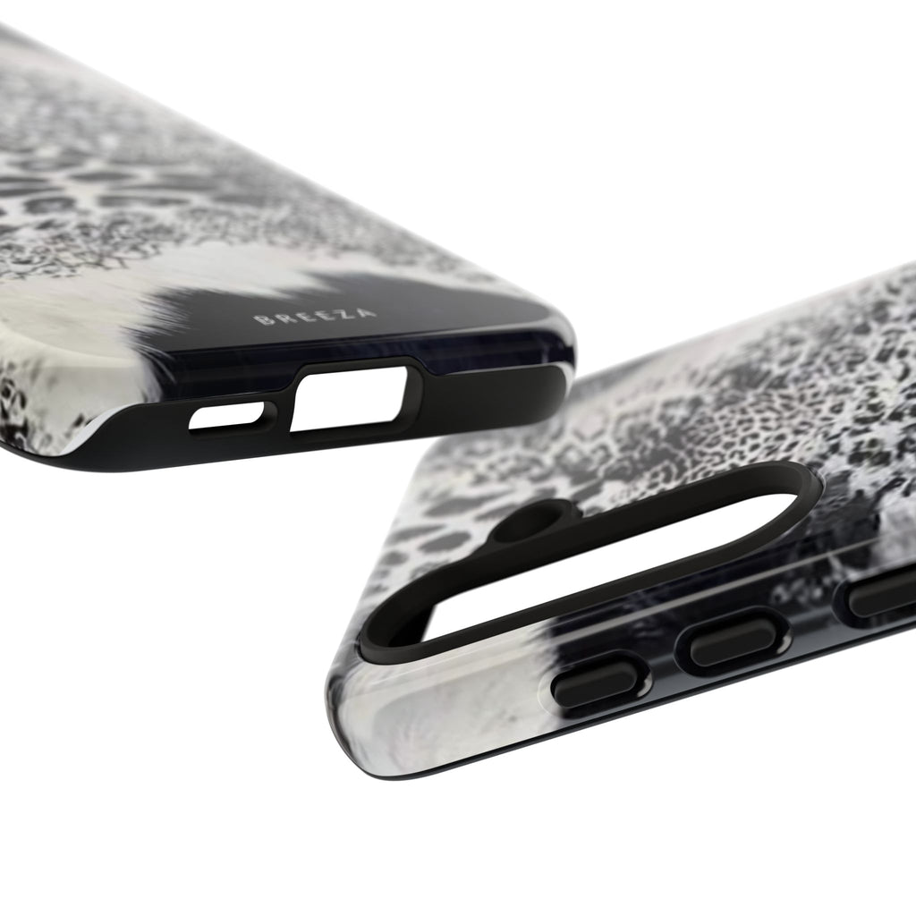 Black & White Leopard Print