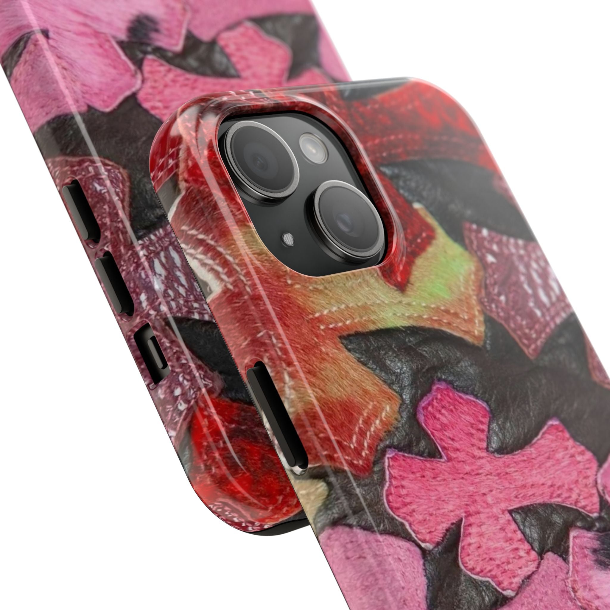 Pink Cross Phone Case