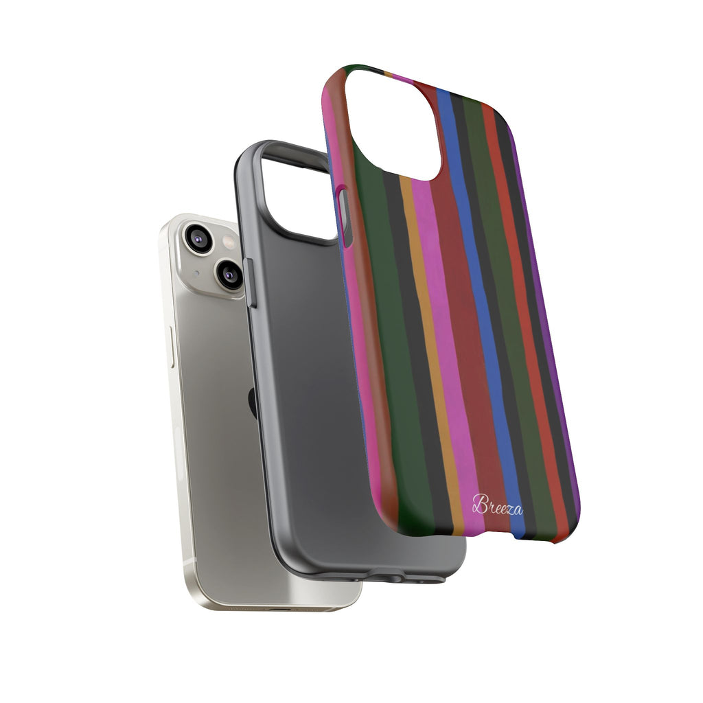 Colorful Striped Phone Case