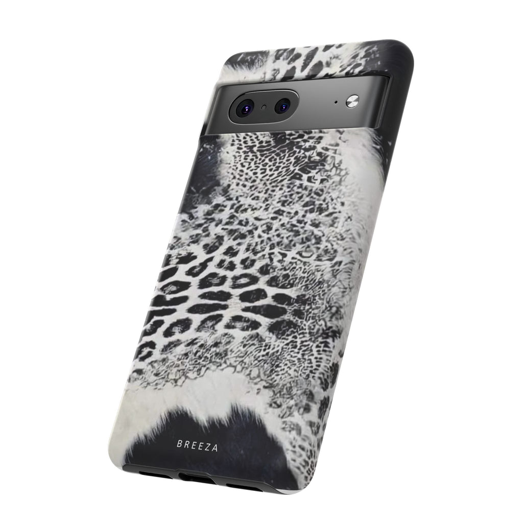 Black & White Leopard Print