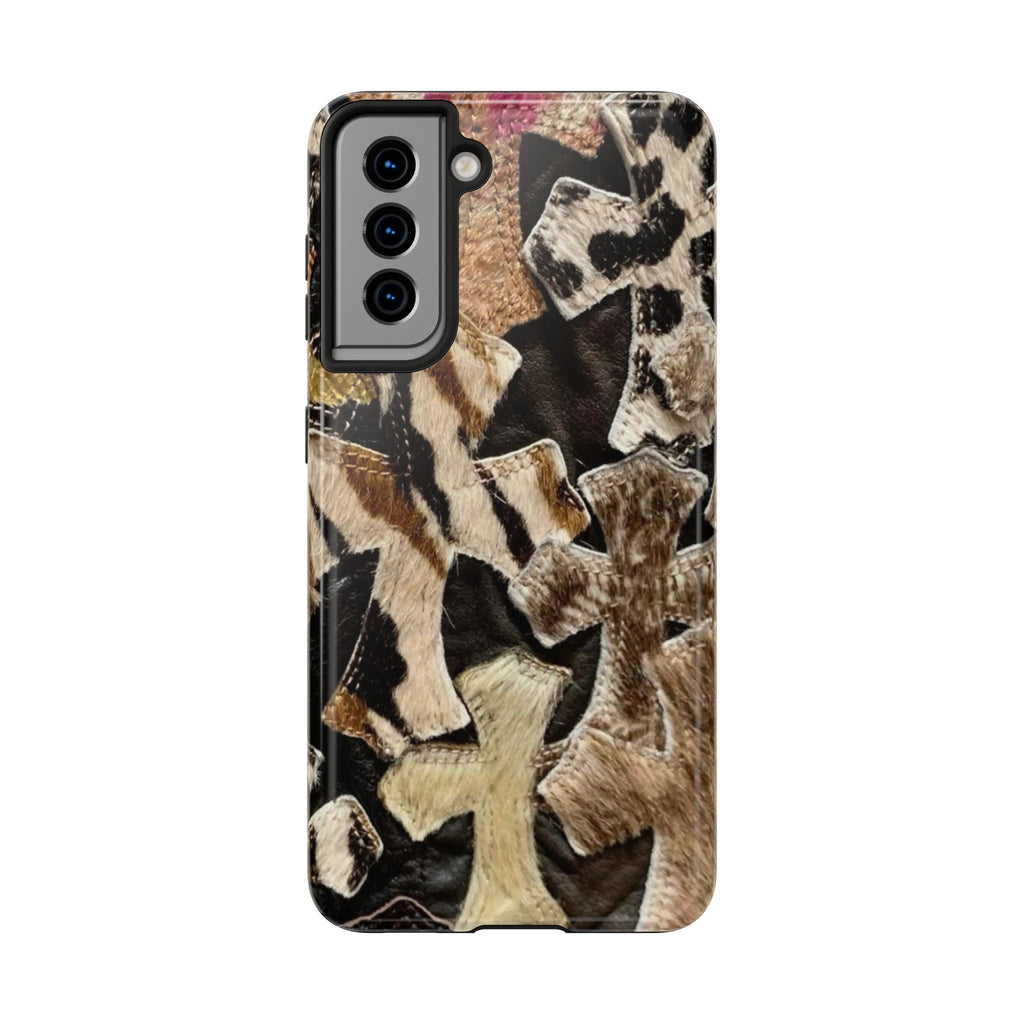 Chrome Heart Inspired Print Phone Case