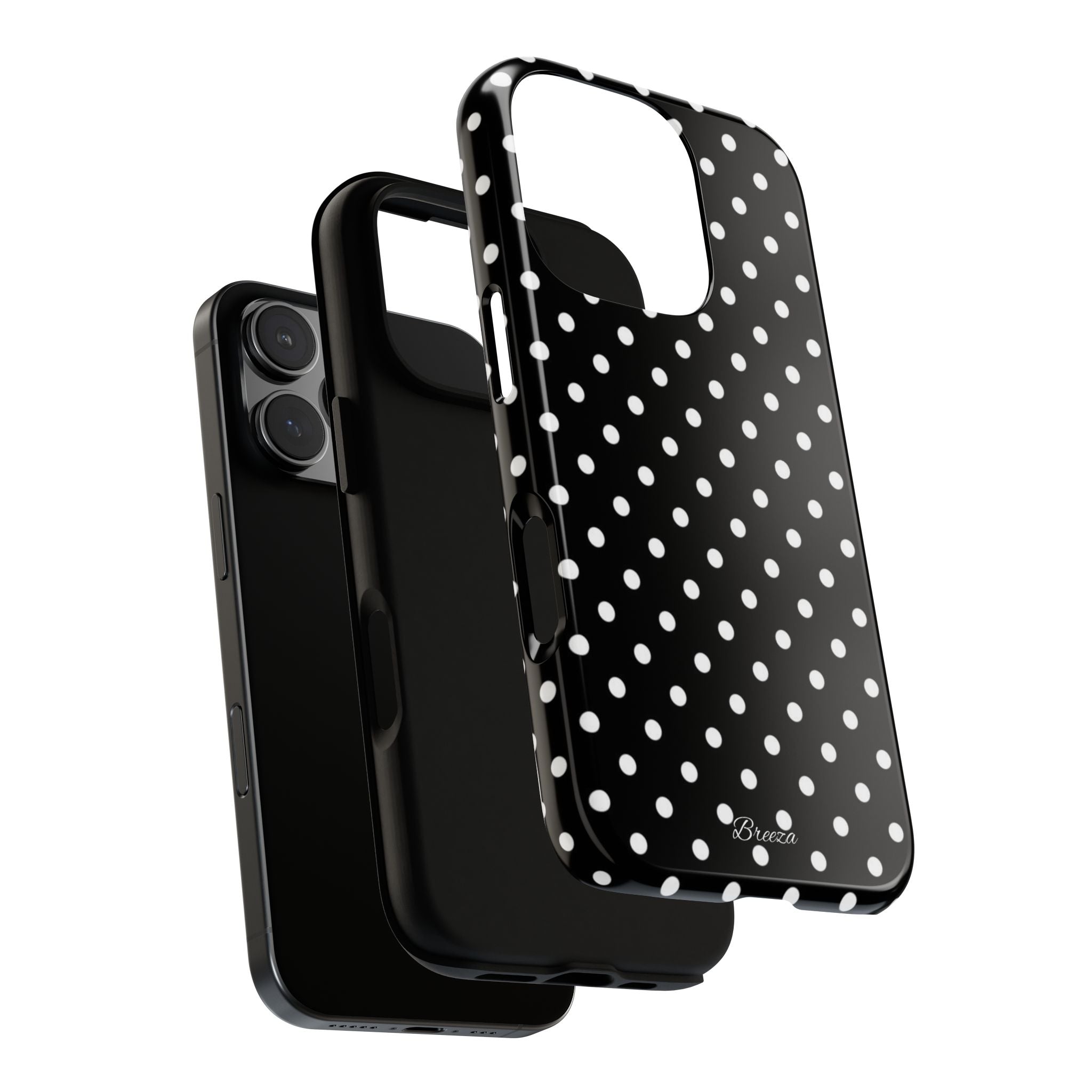 Black & White Polka Dot Phone Case