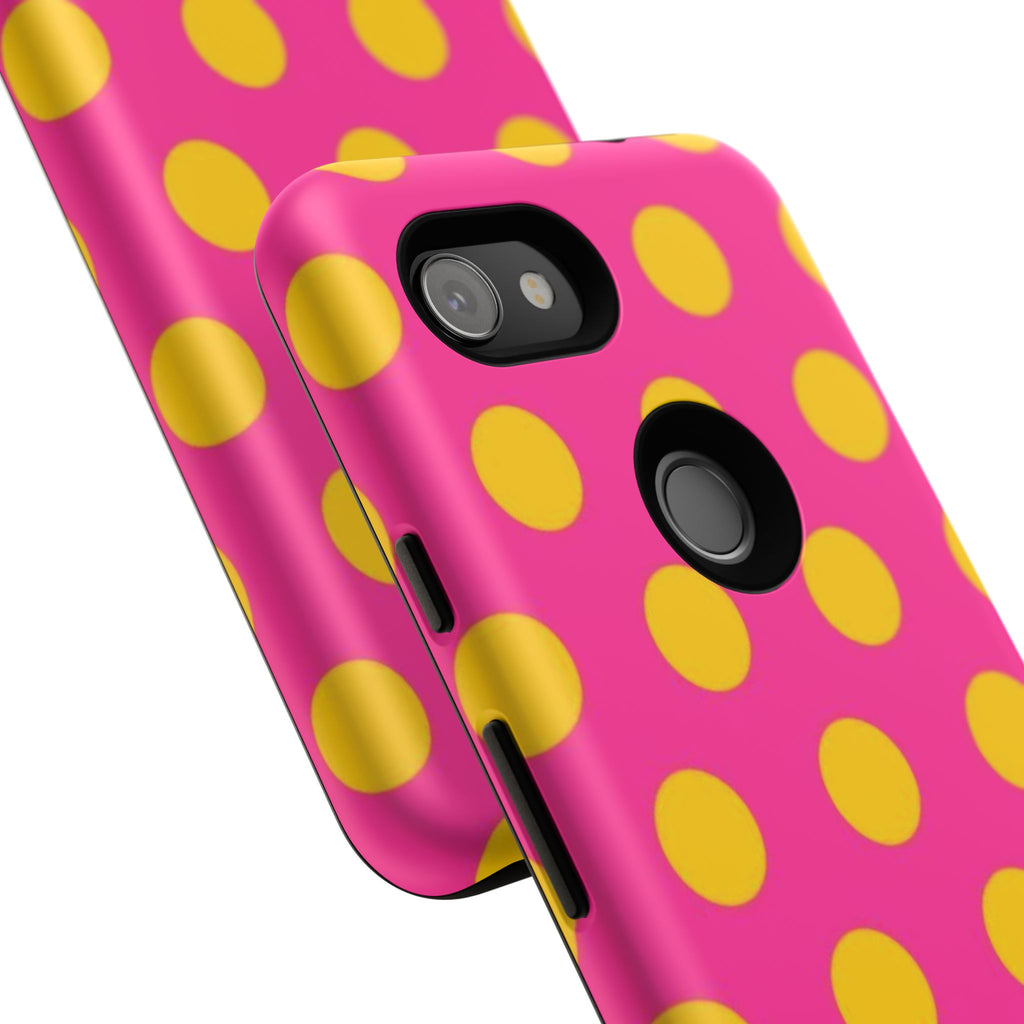 Pink & Yellow Dot Phone Case