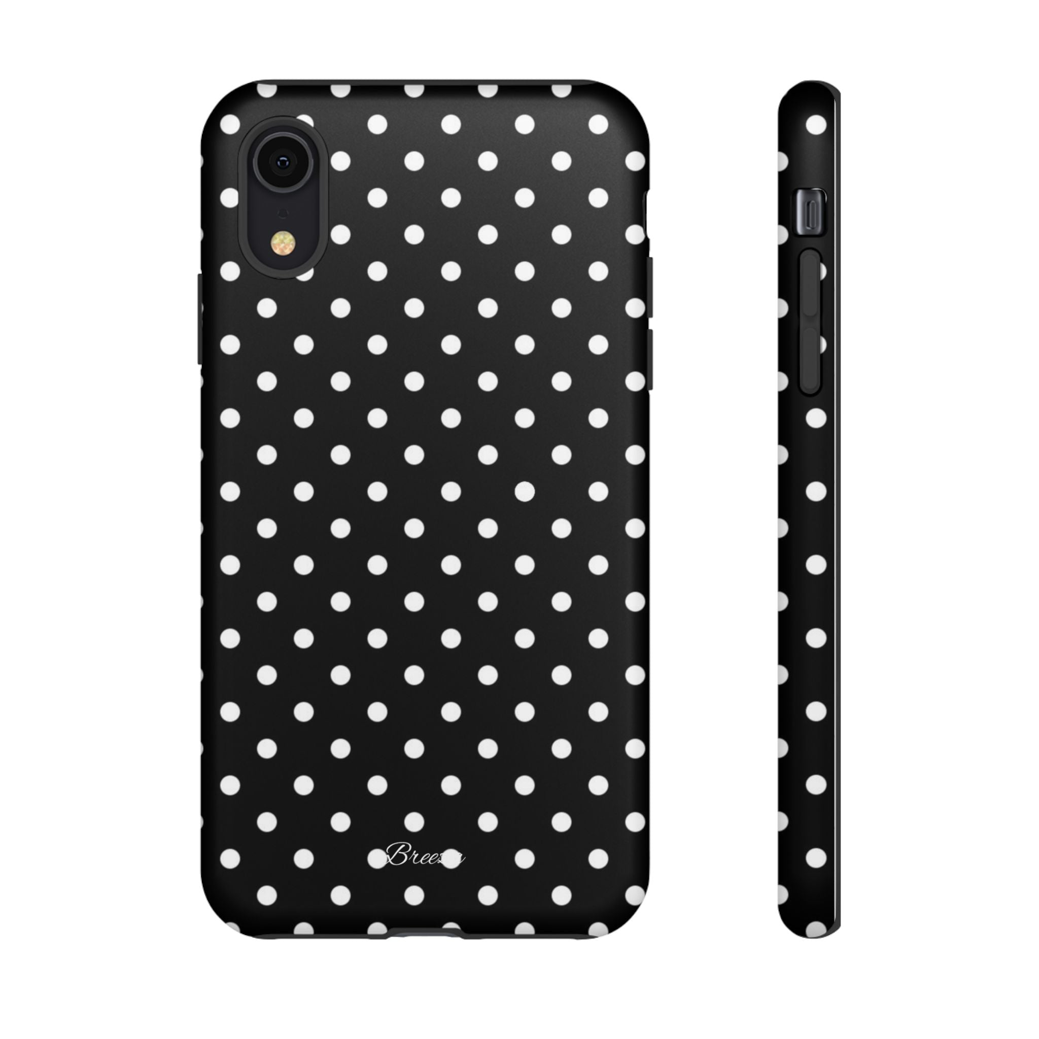 Black & White Polka Dot Phone Case