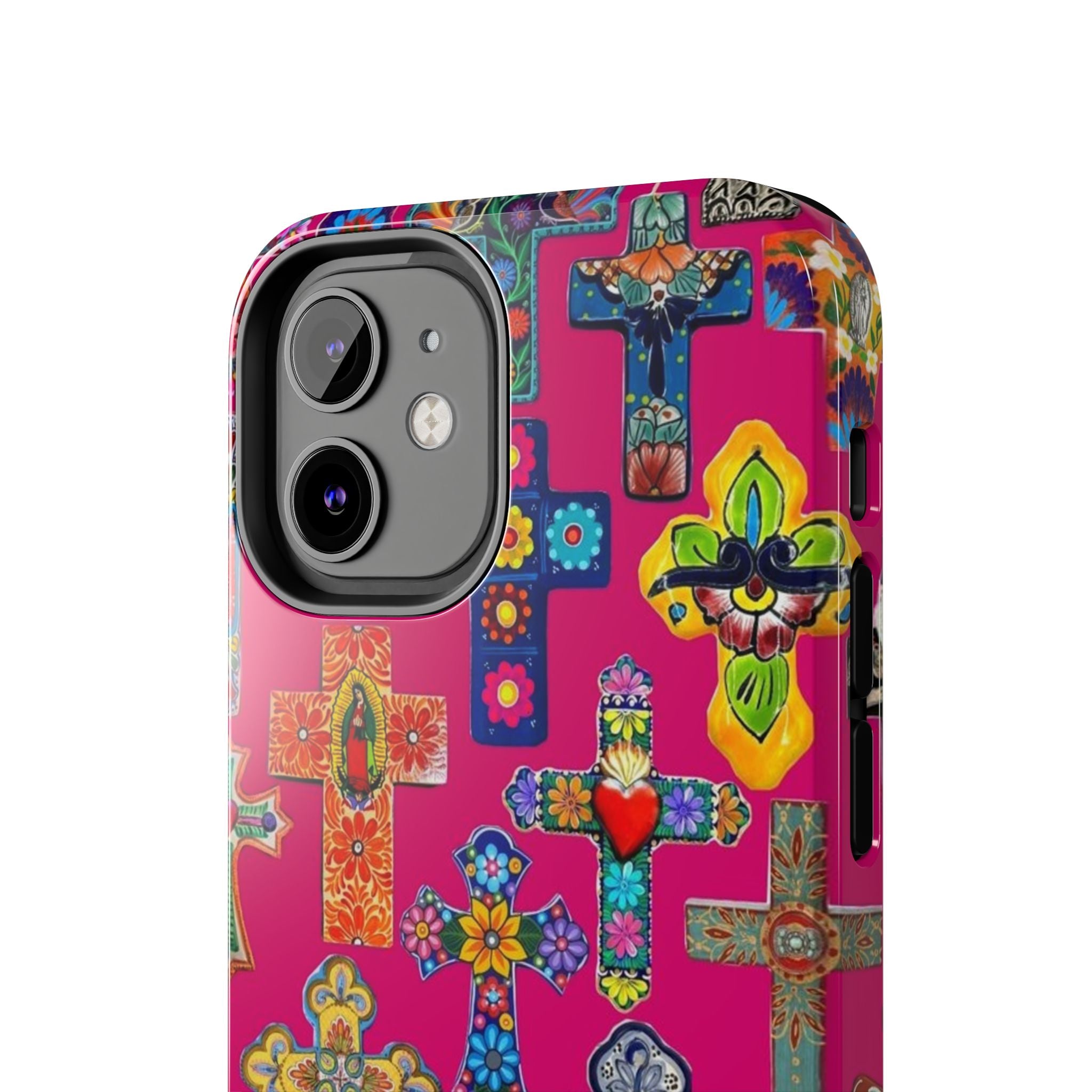 Pink Cross Phone Case