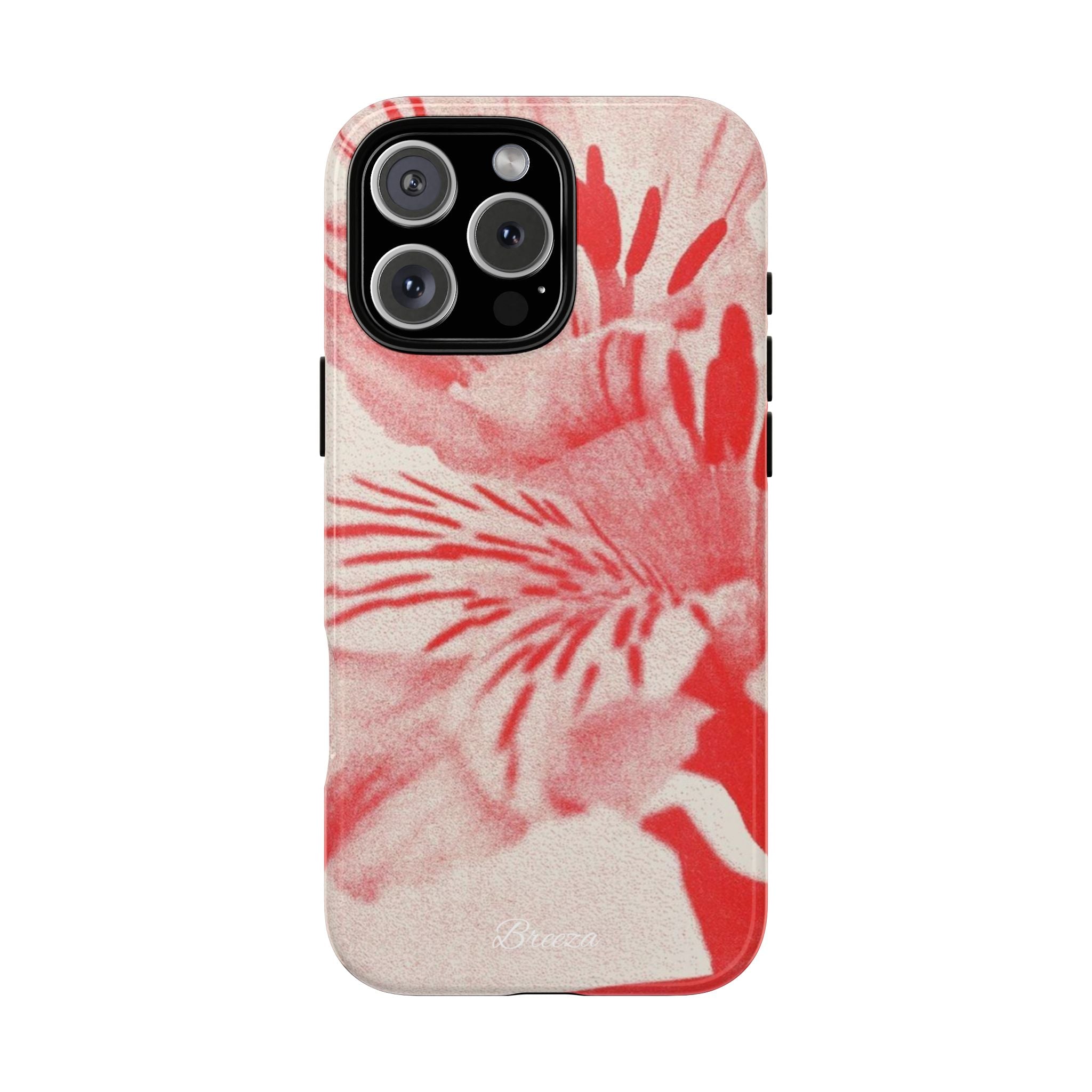Red Floral Phone Case