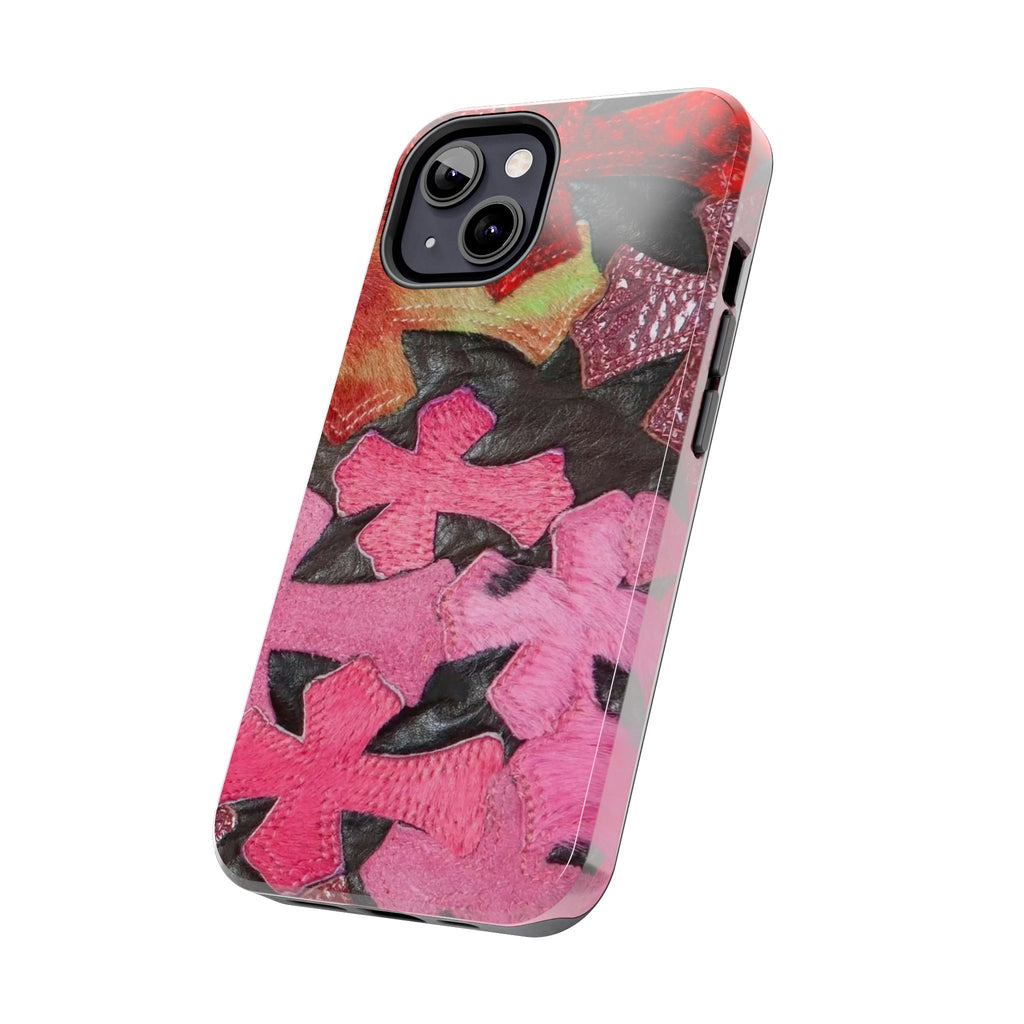 Pink Cross Phone Case