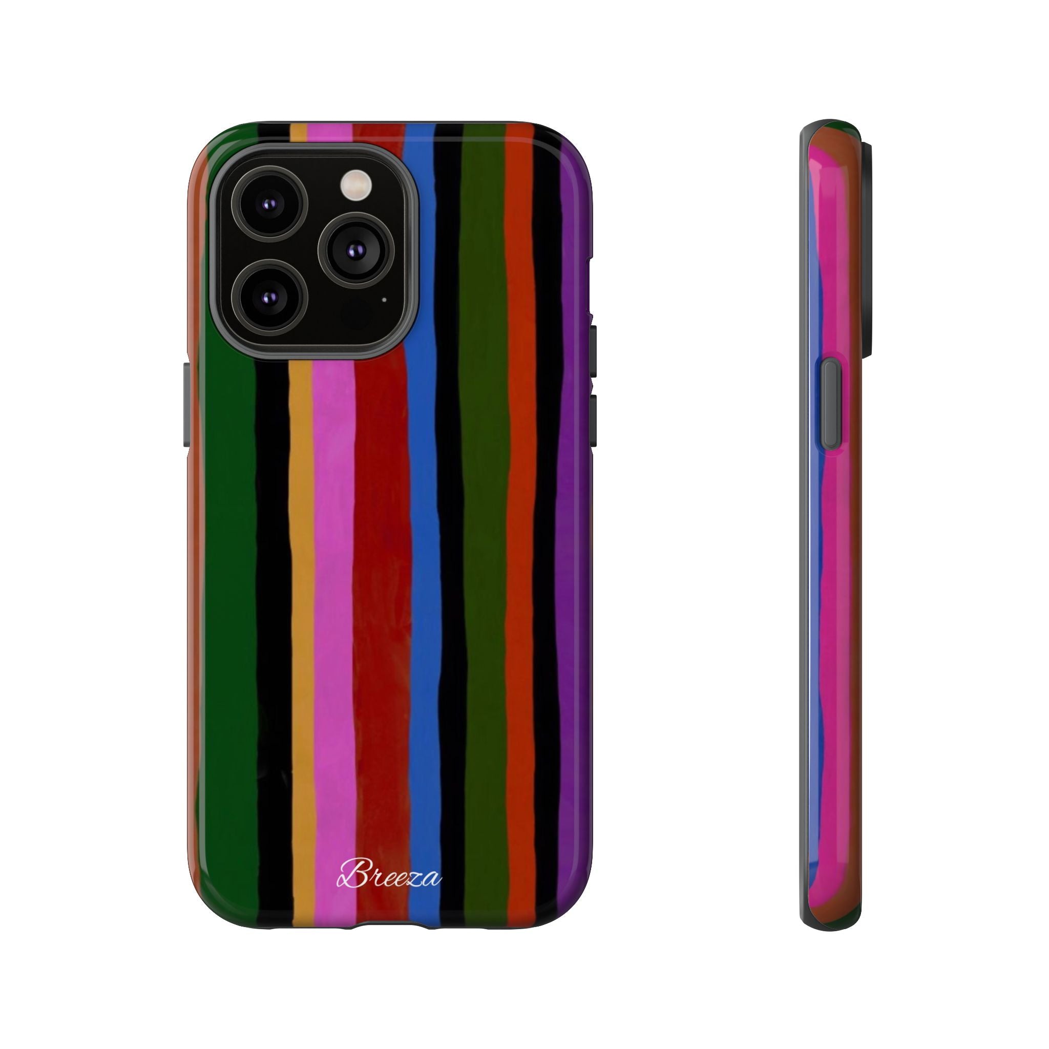 Colorful Striped Phone Case