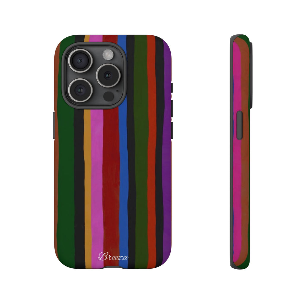 Colorful Striped Phone Case