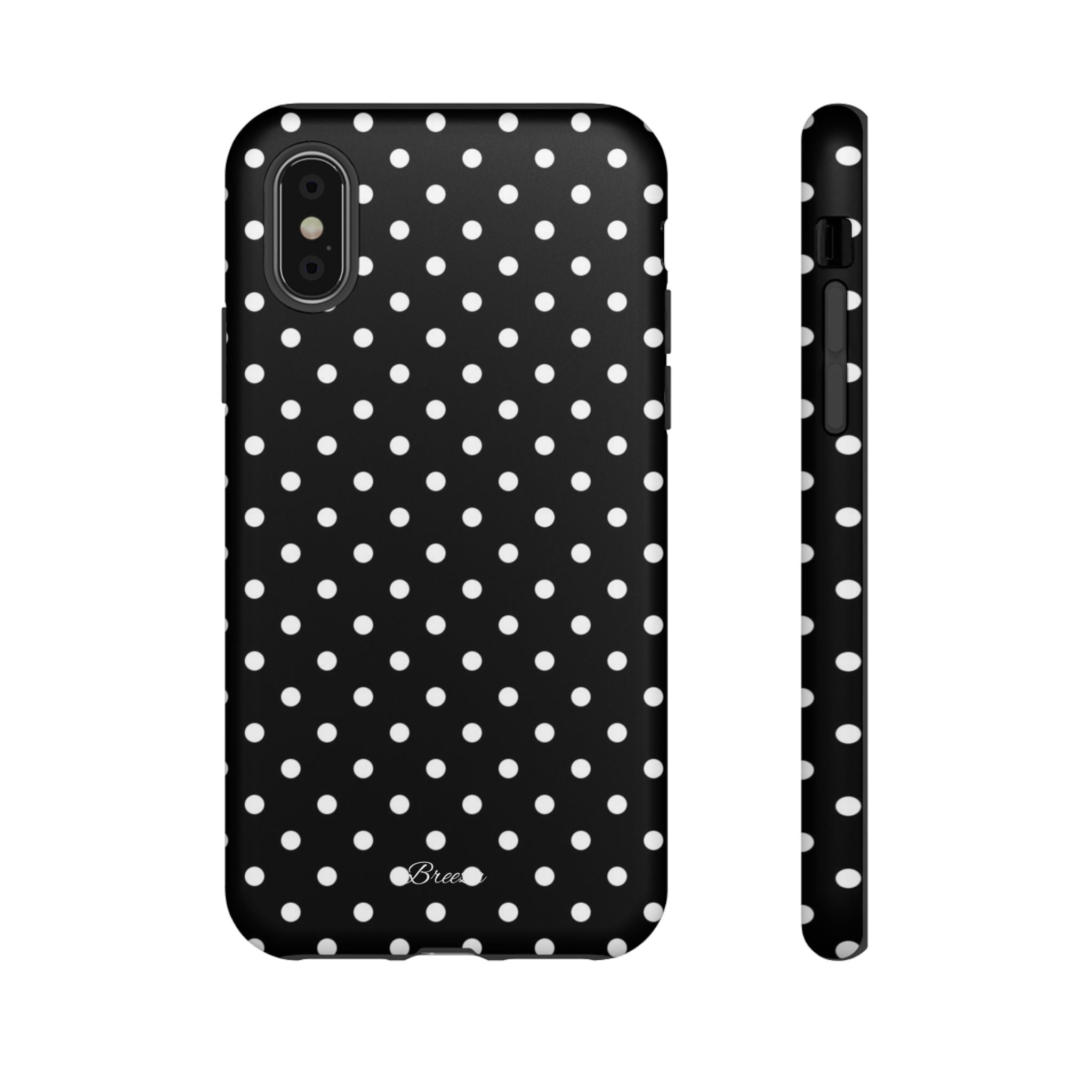 Black & White Polka Dot Phone Case
