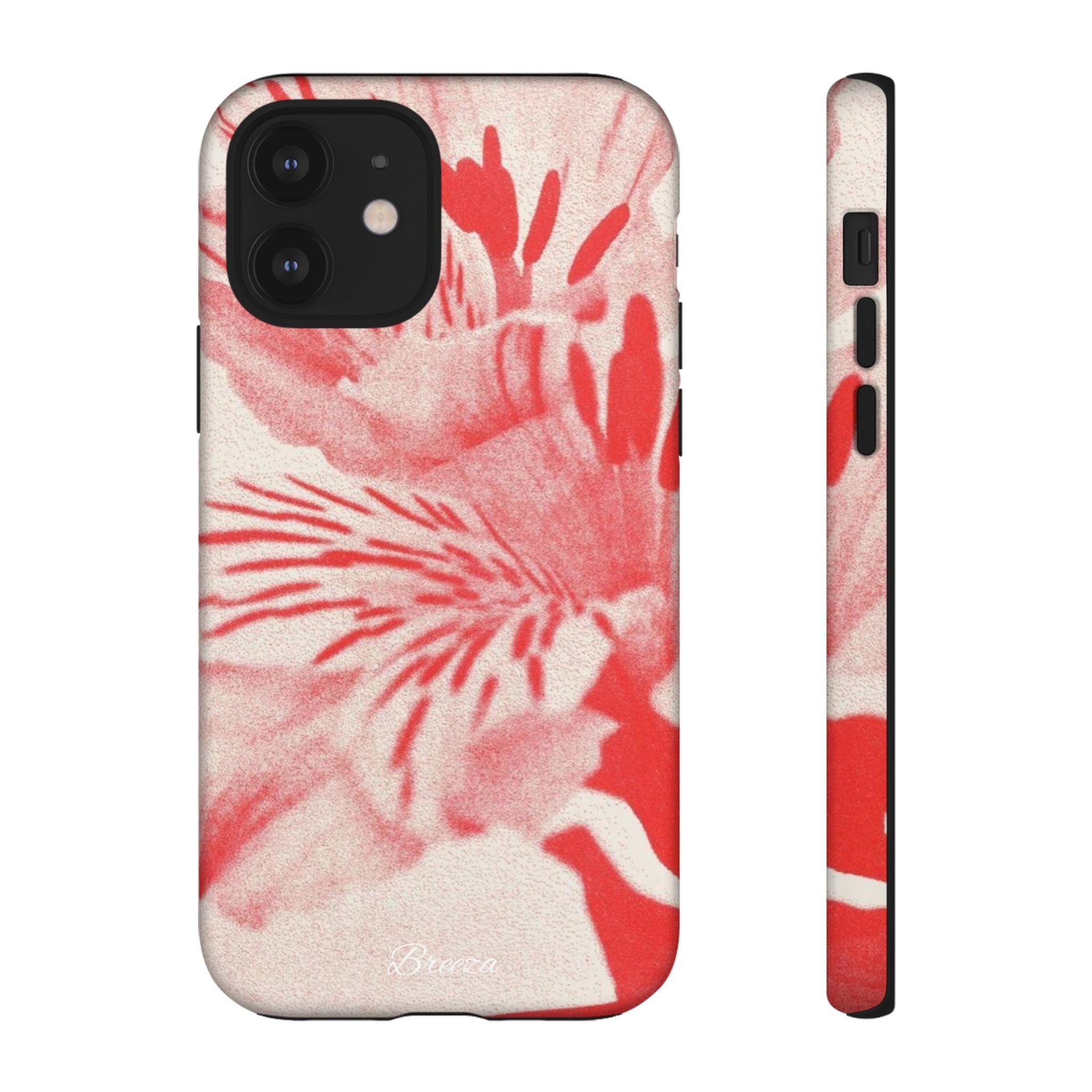 Red Floral Phone Case