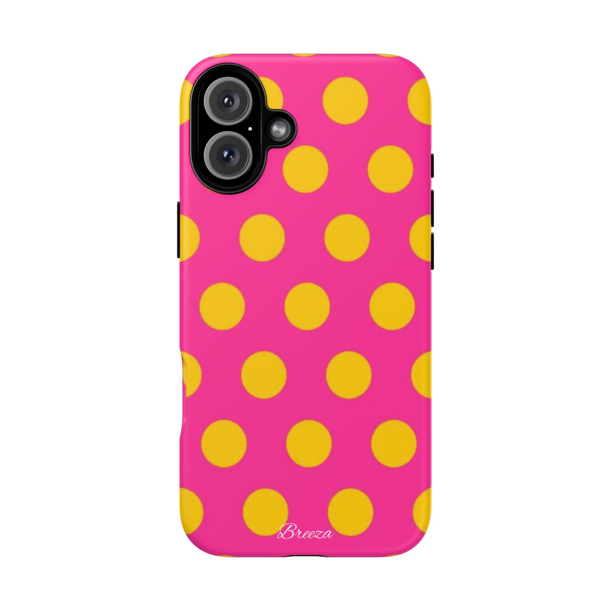 Pink & Yellow Dot Phone Case