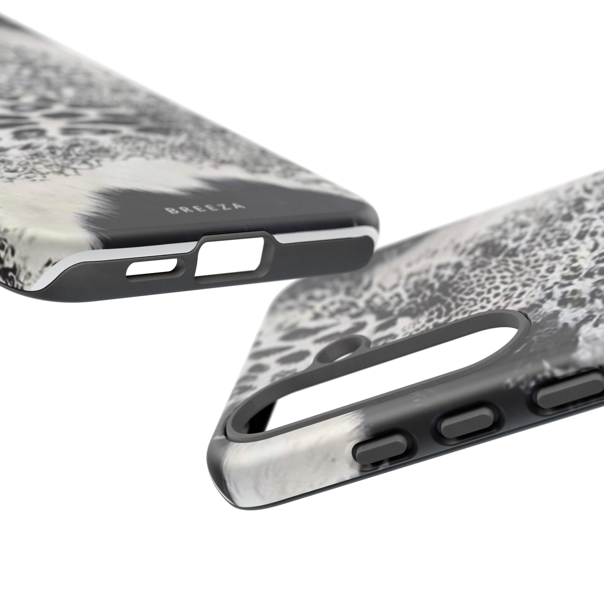 Black & White Leopard Print