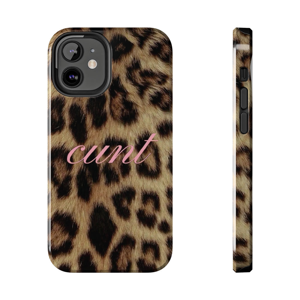 Cunt Leopard Print Phone Case