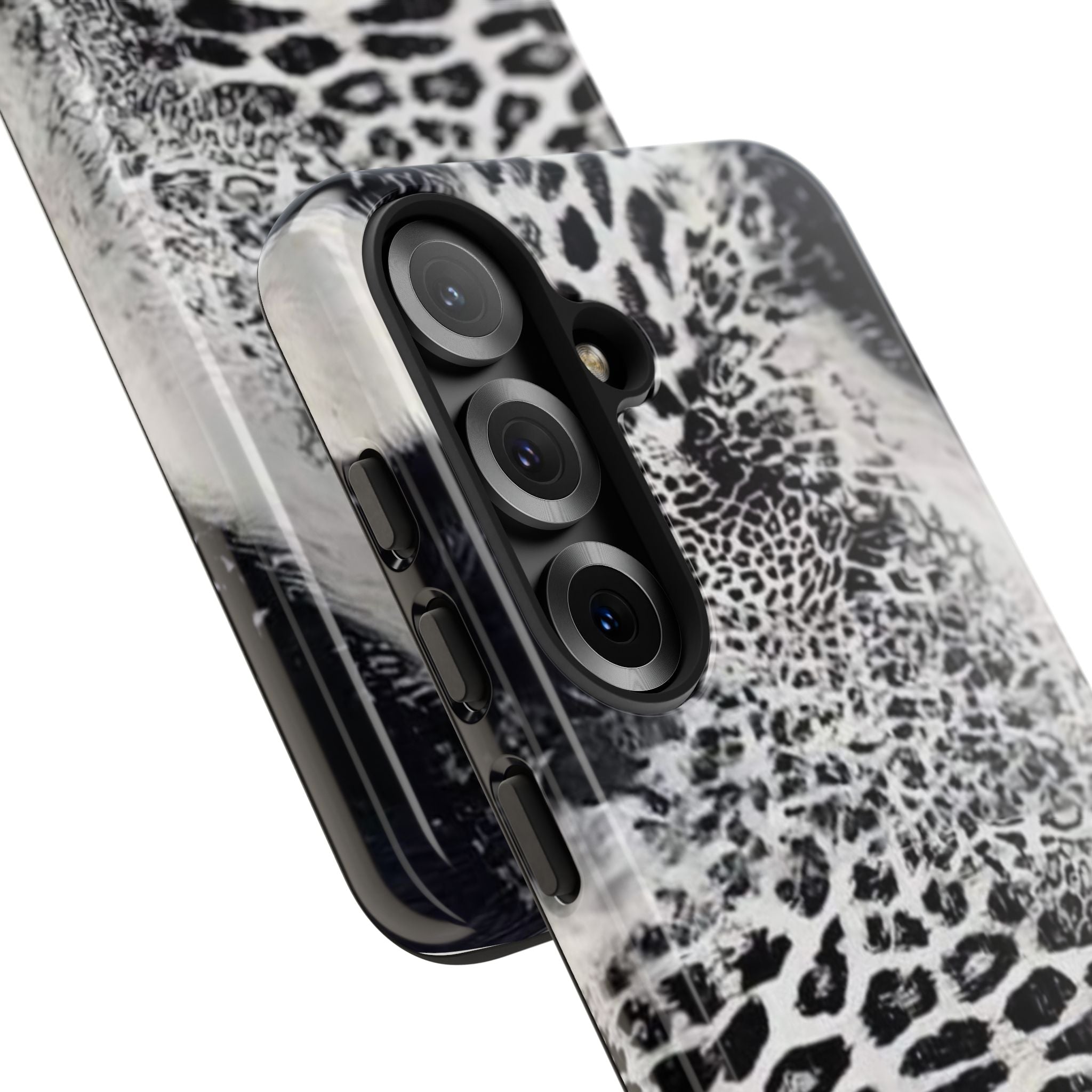 Black & White Leopard Print