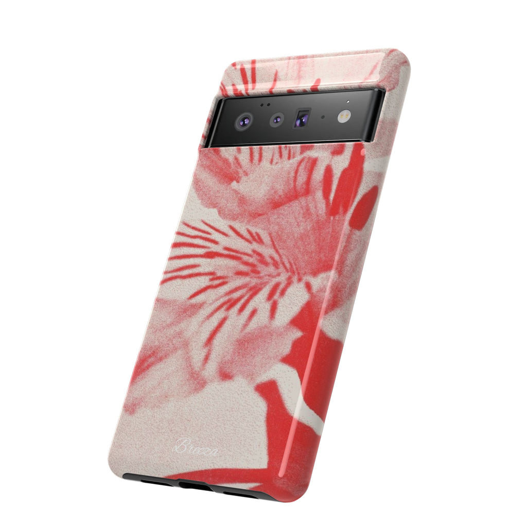 Red Floral Phone Case