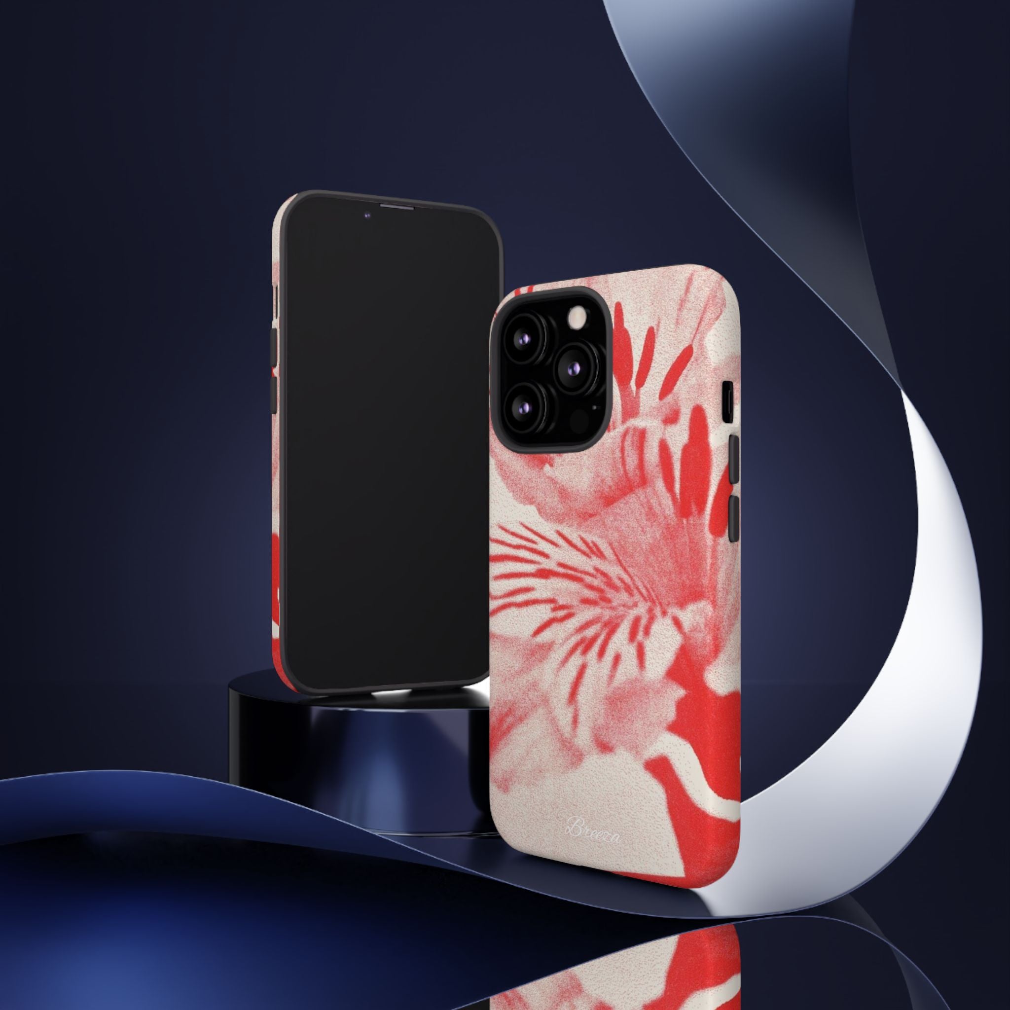 Red Floral Phone Case