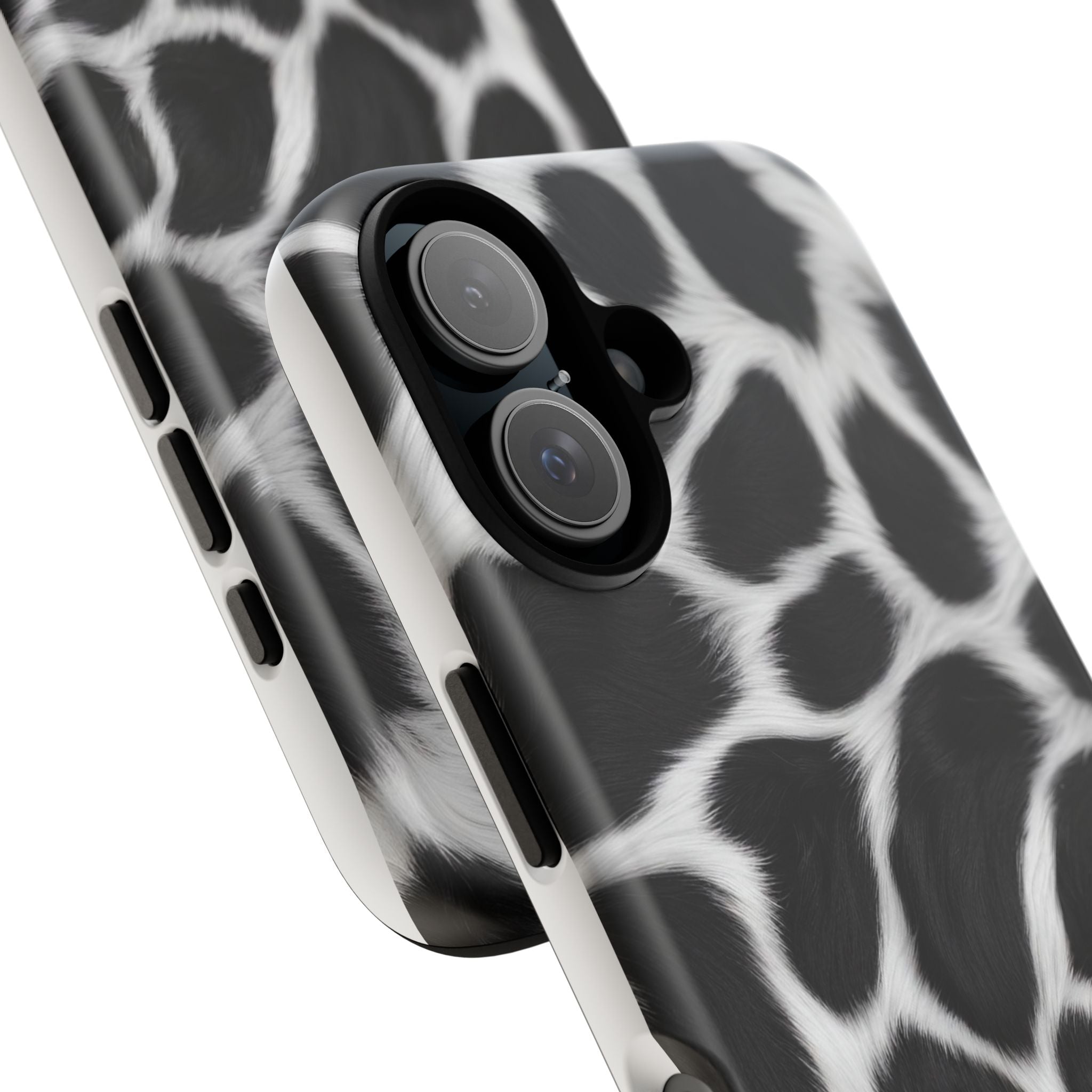 Furry Cow Print Phone Case