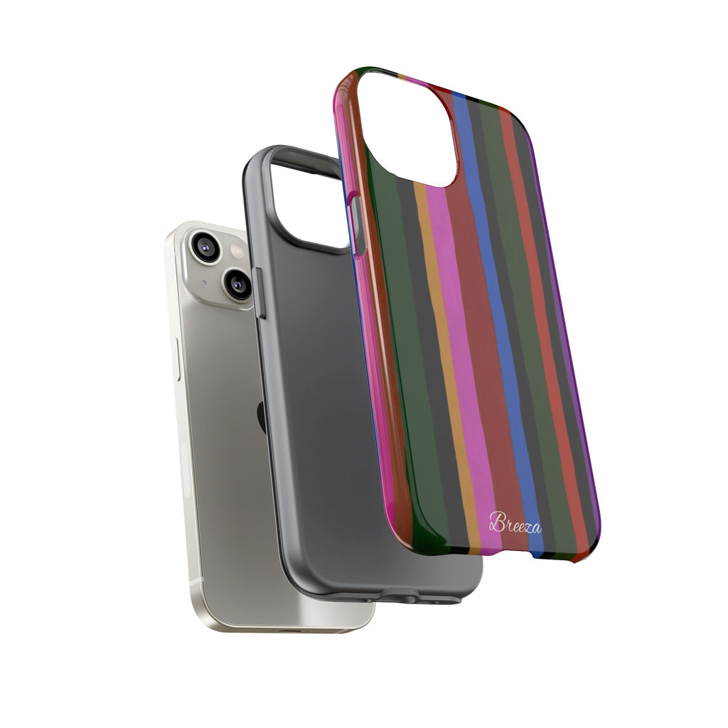 Colorful Striped Phone Case